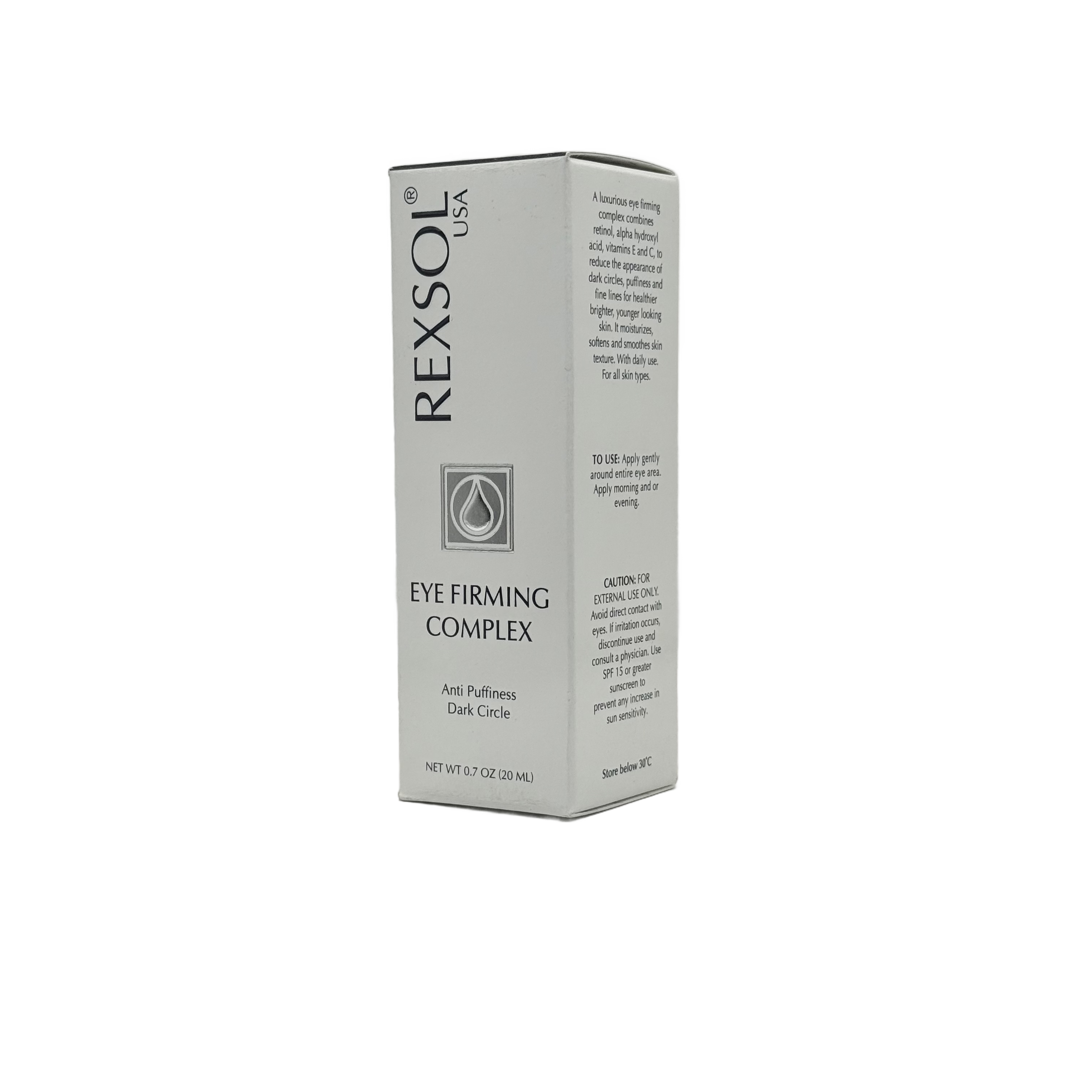 Rexsol Eye Firming Anti Dark Spot Cream 20ml - ريكسول آي فيرمنغ مضاد البقع الداكنة كريم 20مل