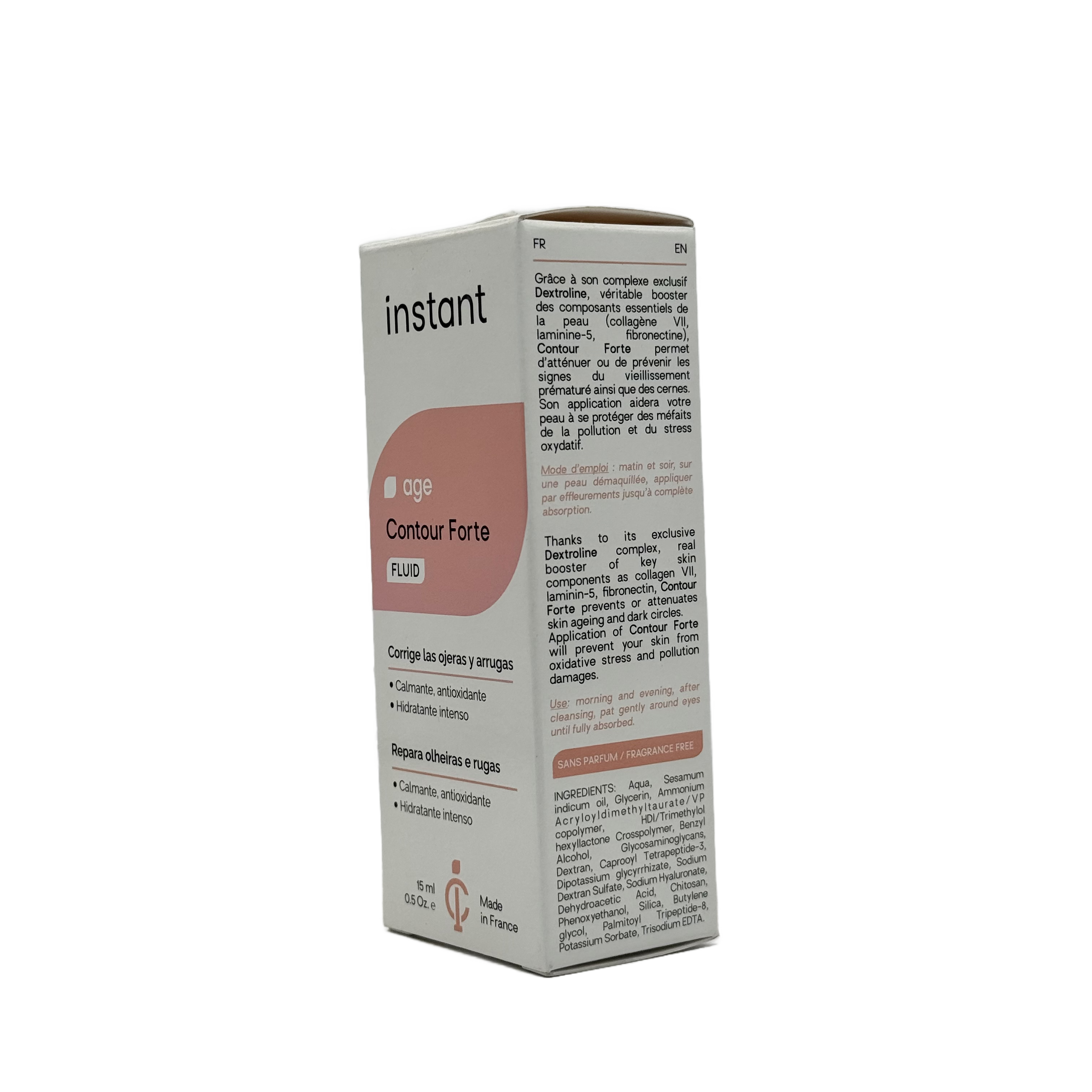 Phasilab Instant Age Contour Forte Fluid 15ml - فاسيلاب إنستانت إيج كونتور فورت فلويد 15مل