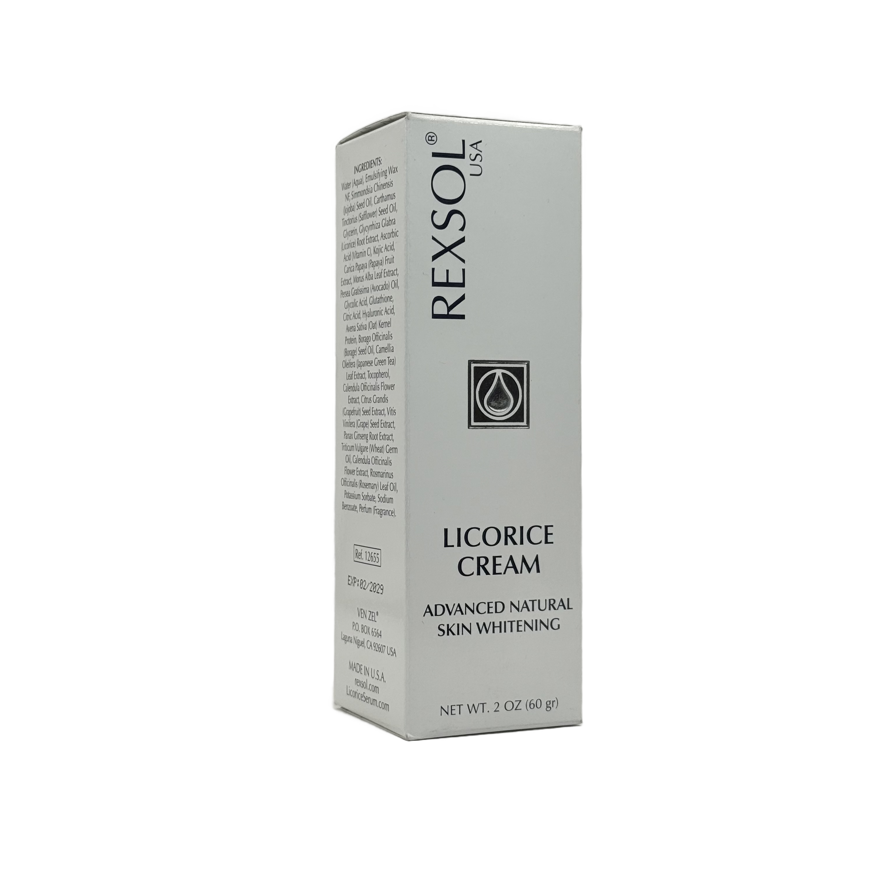 REXSOL LICORICE CREAM ADVANCED NATURAL SKIN WHITENING 60 g - ريكسول ليكوريس كريم تفتيح طبيعي متطور 60غ