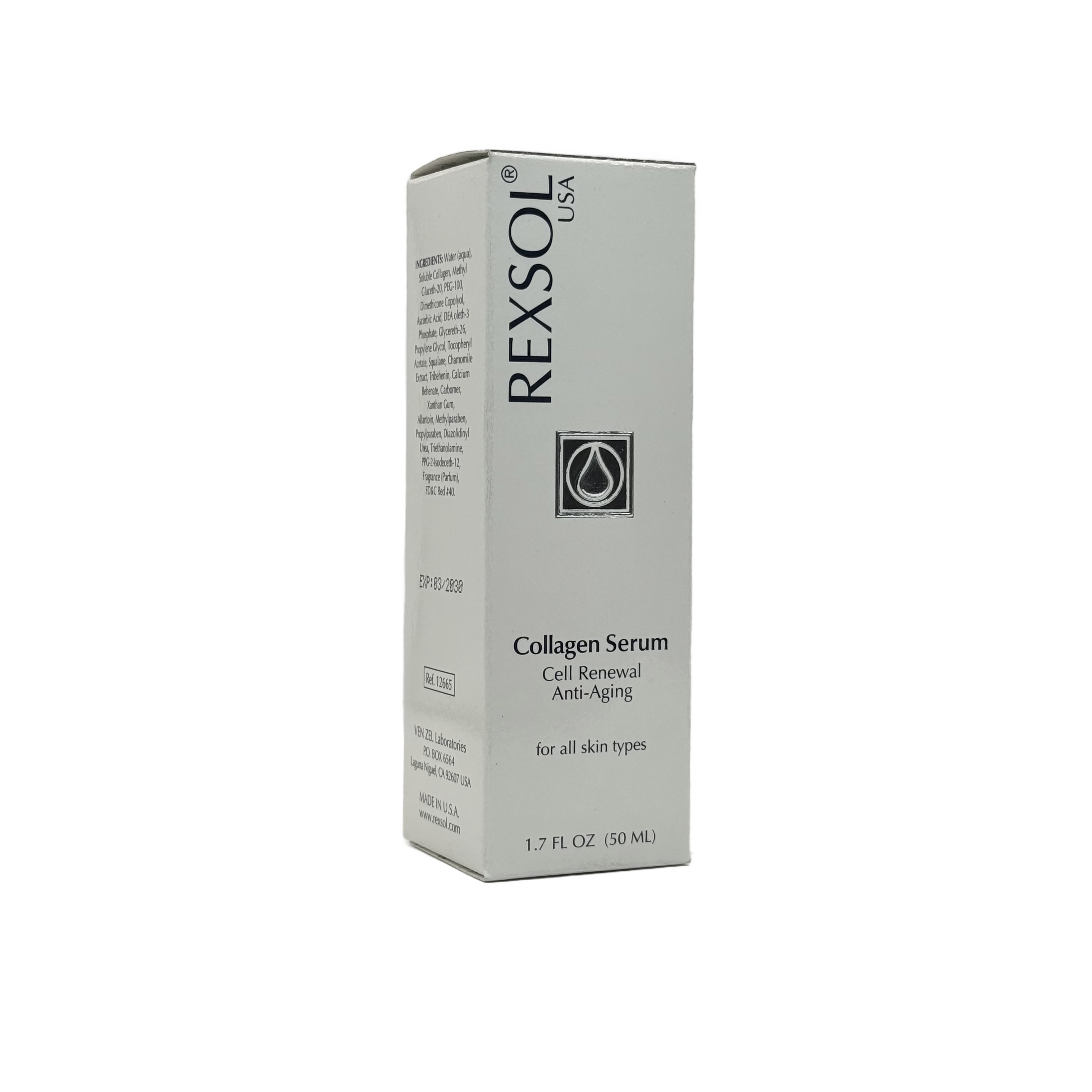 REXSOL COLLAGEN SERUM CELL RENEWAL ANTI-AGING 50 ml - ريكسول كولاجين سيروم تجديد الخلايا مضاد للشيخوخة 50مل