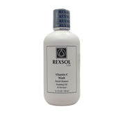 REXSOL VITAMIN C WASH FAICIAL CLEANSER FOAMING GEL 240ml - ريكسول فيتامين سي واش منظف رغوي جل للوجه 240مل