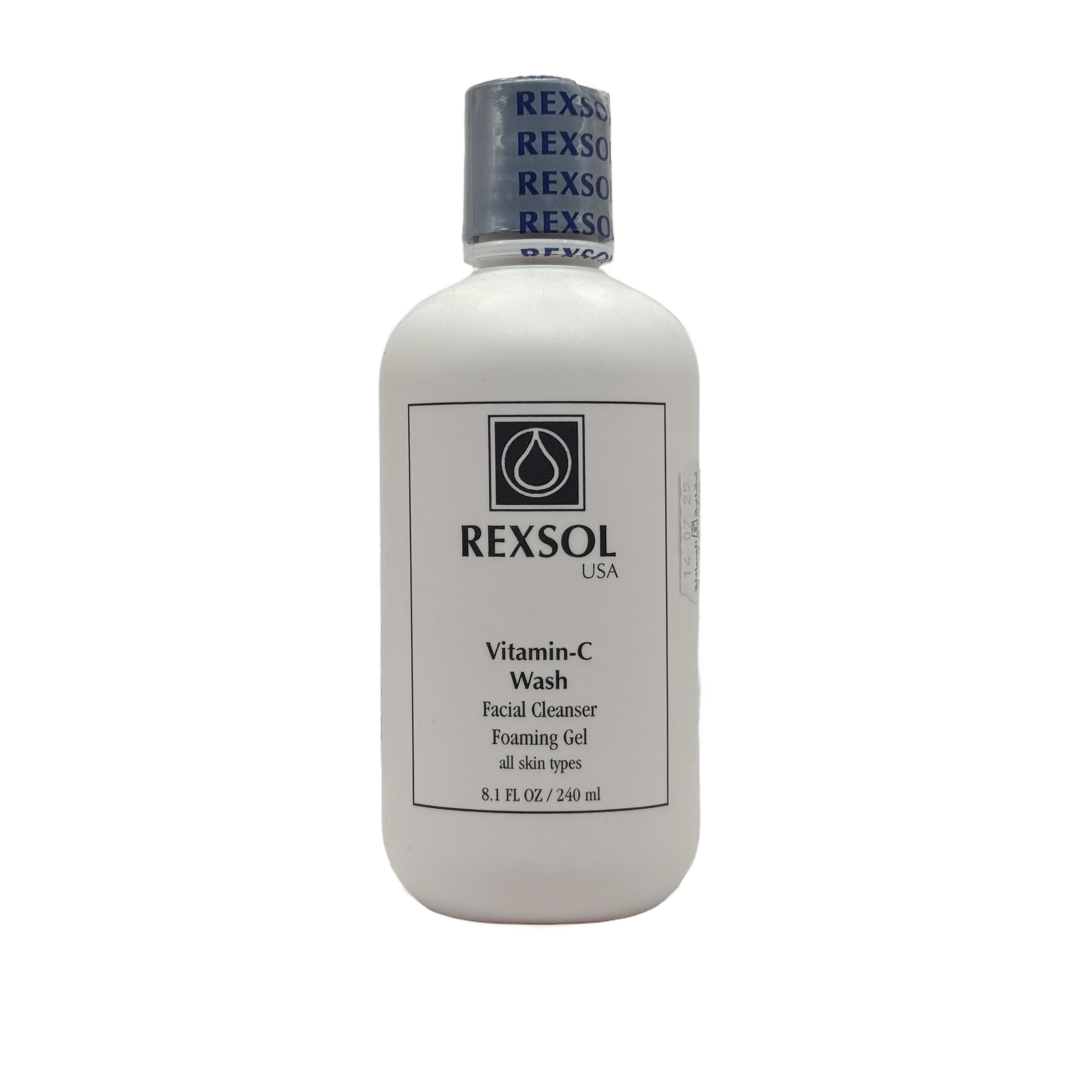 REXSOL VITAMIN C WASH FAICIAL CLEANSER FOAMING GEL 240ml - ريكسول فيتامين سي واش منظف رغوي جل للوجه 240مل