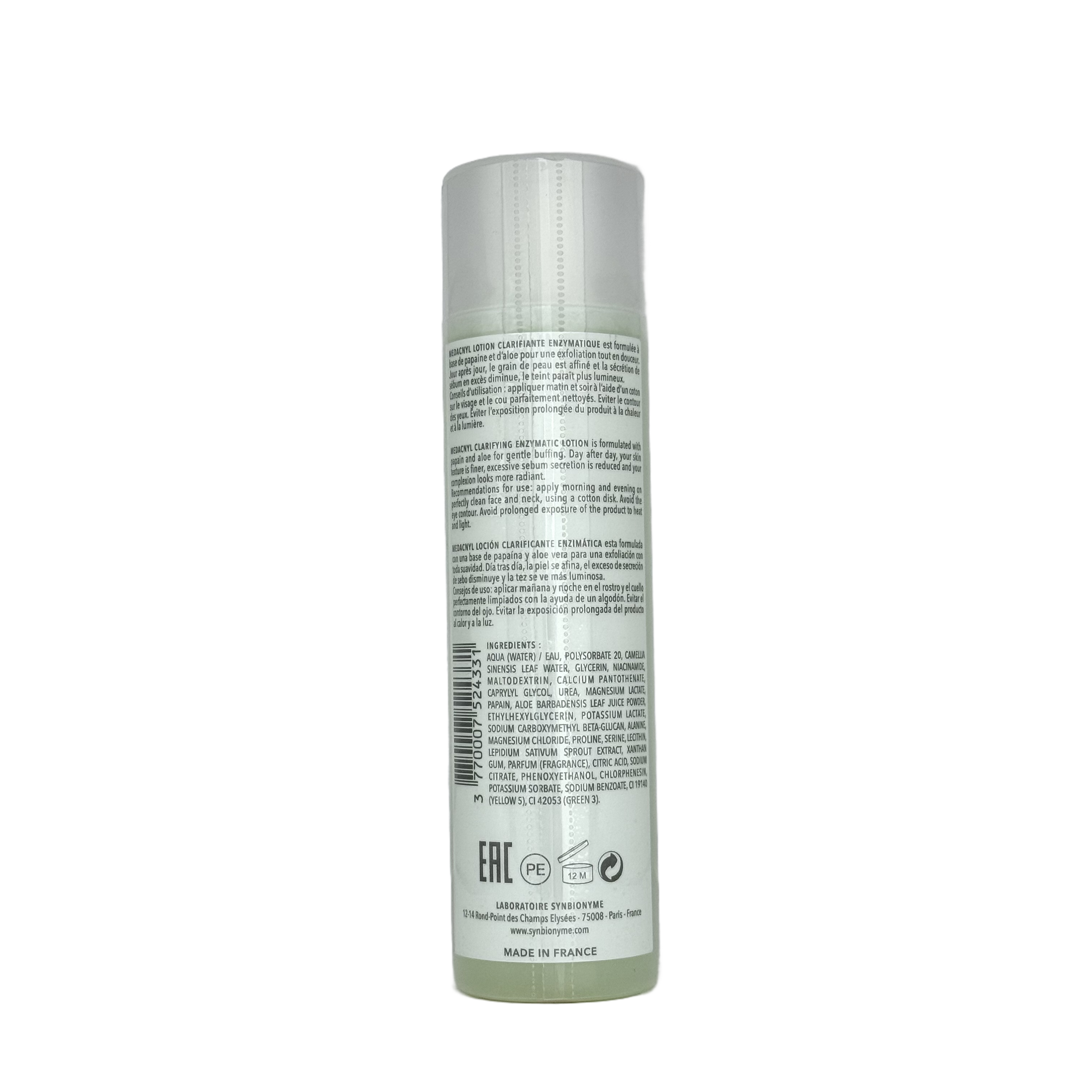 Synbionyme Medacnyl Clarifying Enzymatic Lotion 200ml - سينبيونيوم ميداكنايل لوشن إنزيمي منقي 200مل