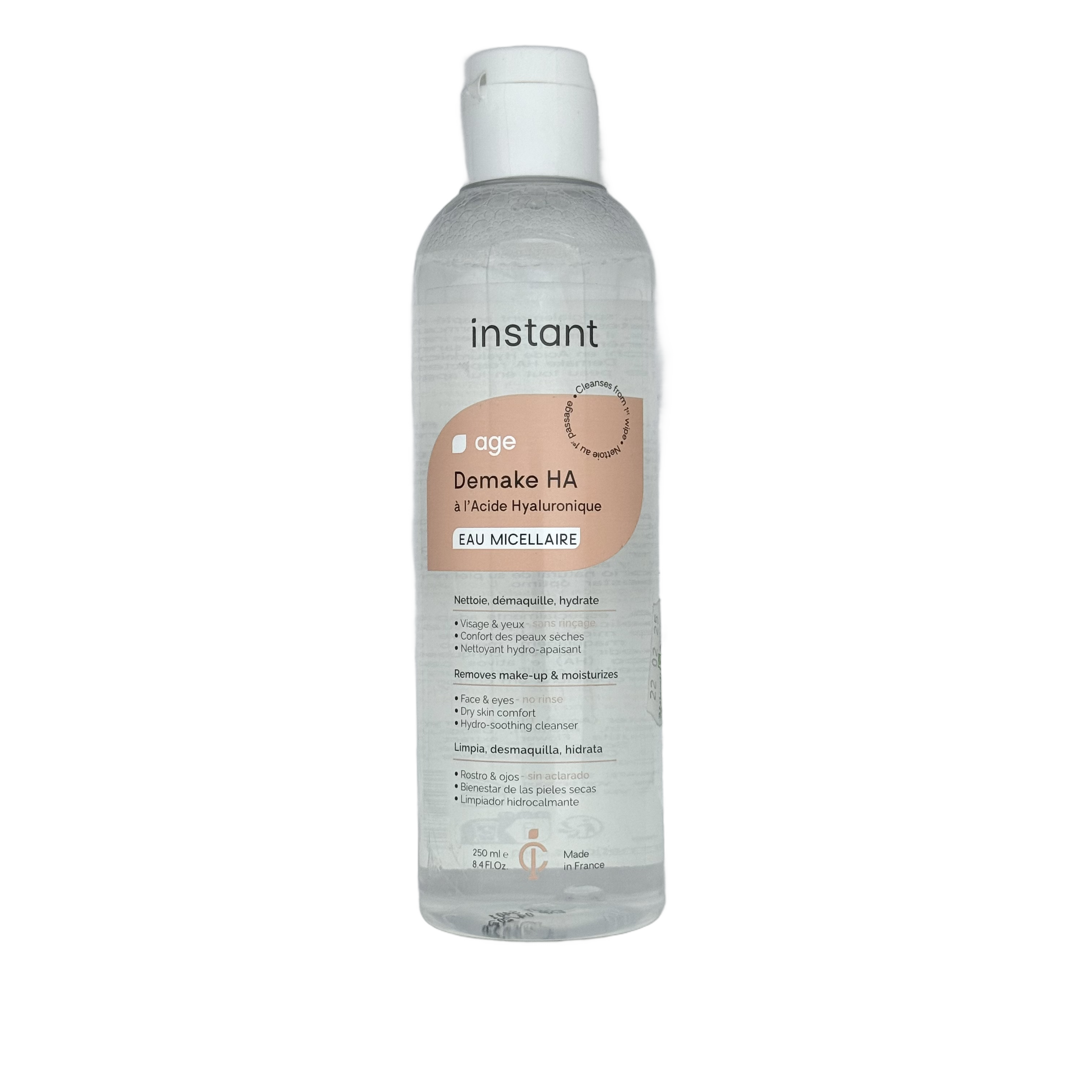 Phasilab INSTANT DEMAKE HA – MAKE-UP REMOVER 250 ml - فاسيلاب إنستانت ديماك اتش ايه مزيل مكياج 250مل