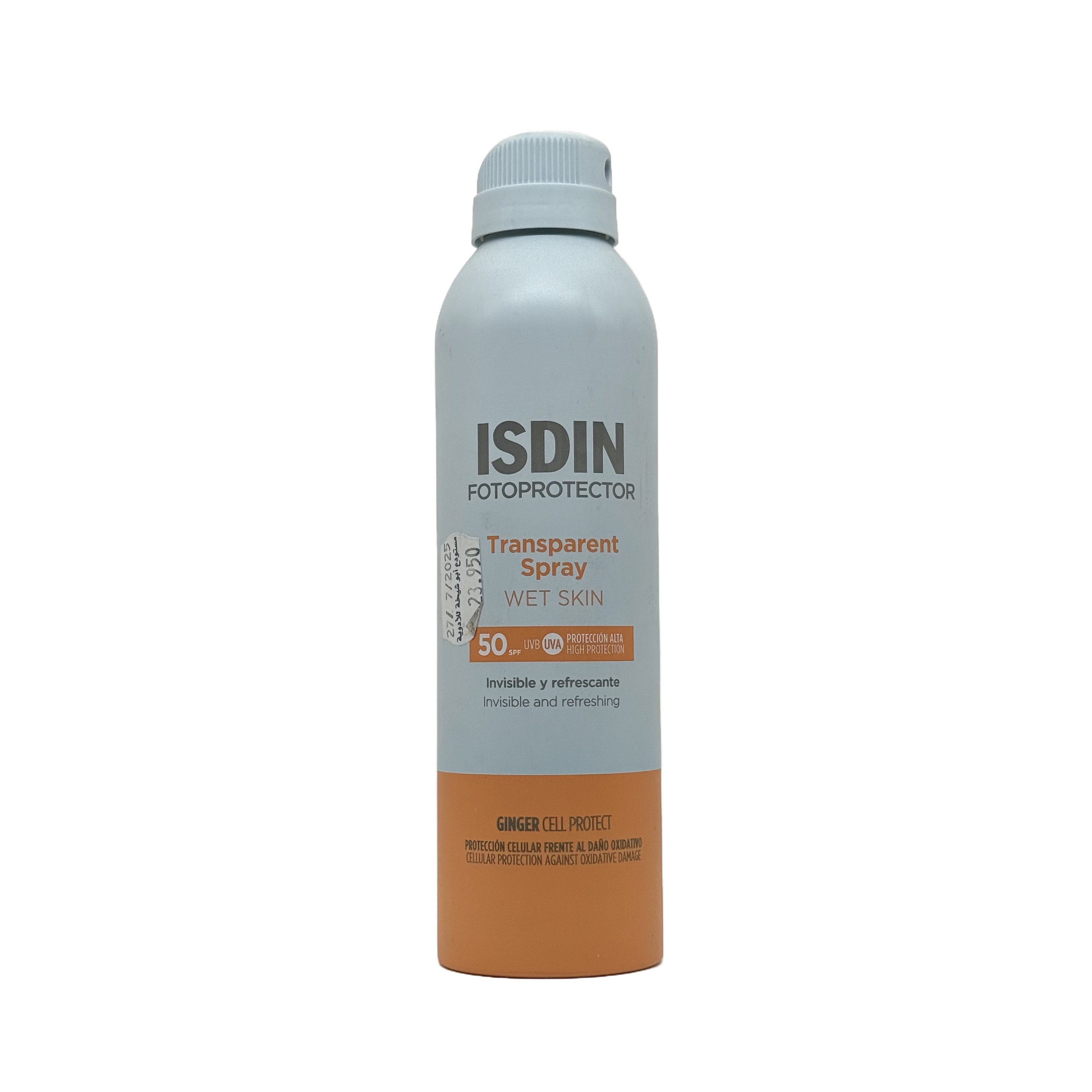 ISDIN Fotoprotector Transparent Spray Wet Skin SPF 50 250ml - إيزدين فوتوبروتيكتور بخاخ شفاف ويـت سكن SPF 50 250مل