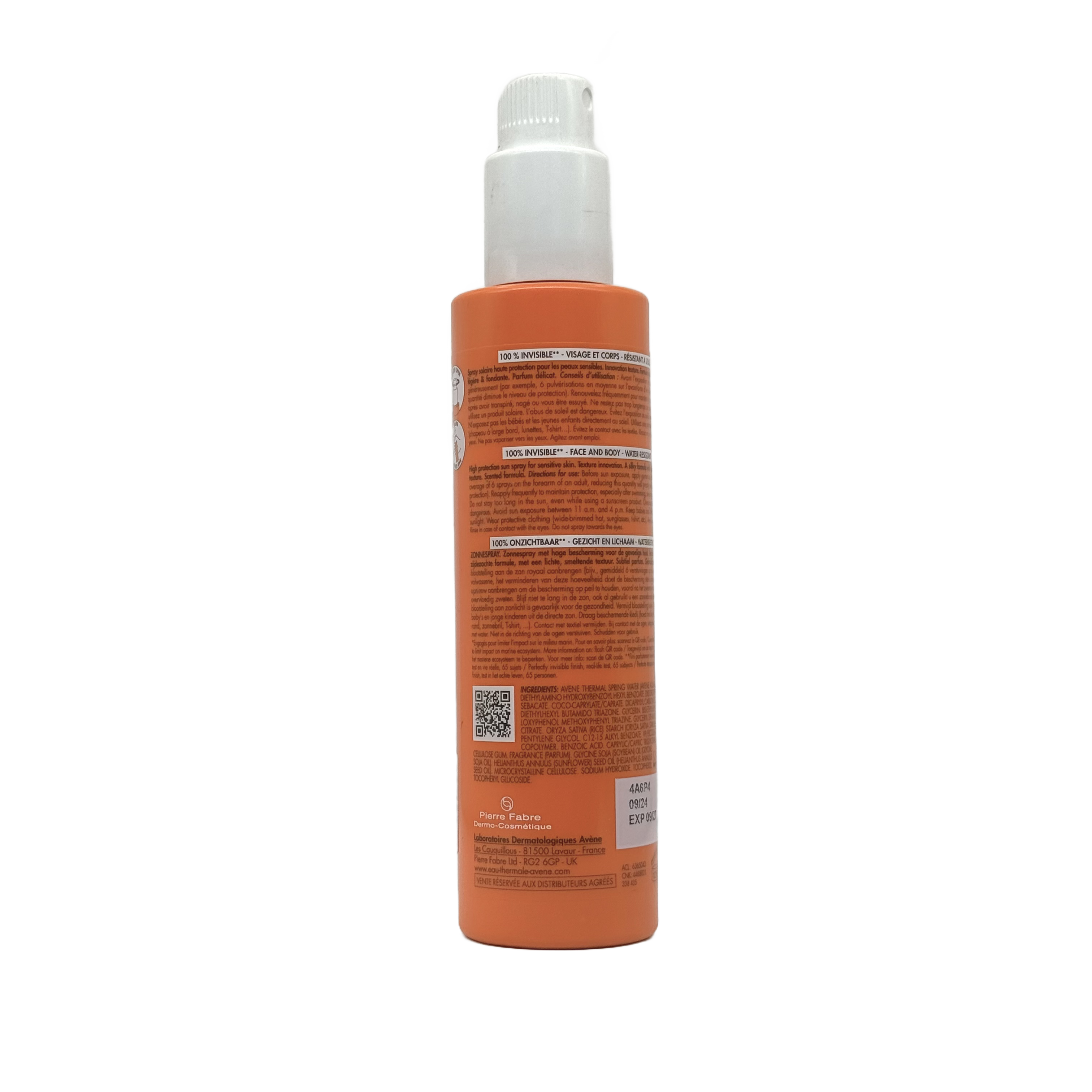 Avene Sun Protection Spray SPF50 200ml - أفين صن بروتكشن بخاخ SPF50 200مل