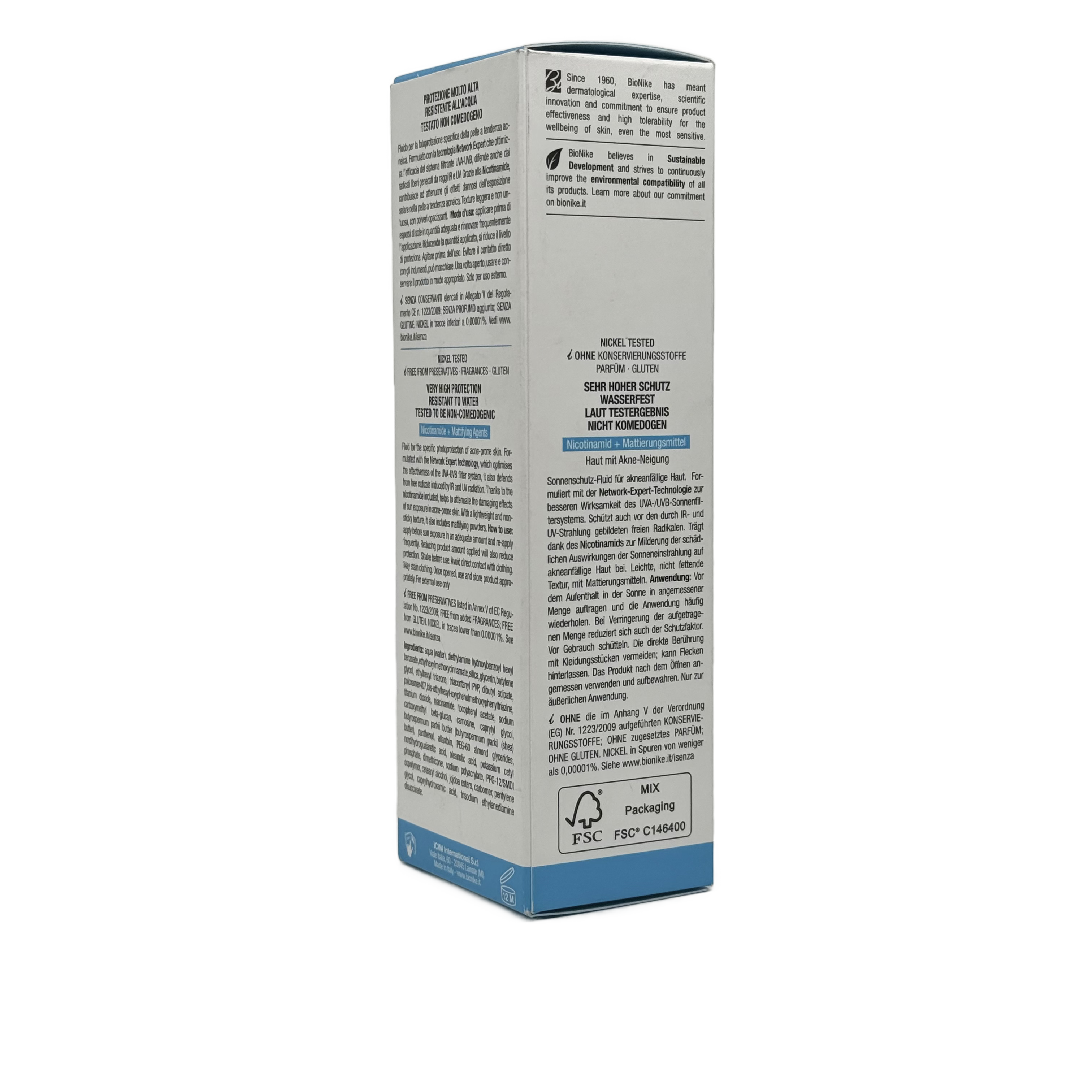 bionike aknet sun spf50+ 50ml - بايونايك أكنِت صن SPF50+ 50مل