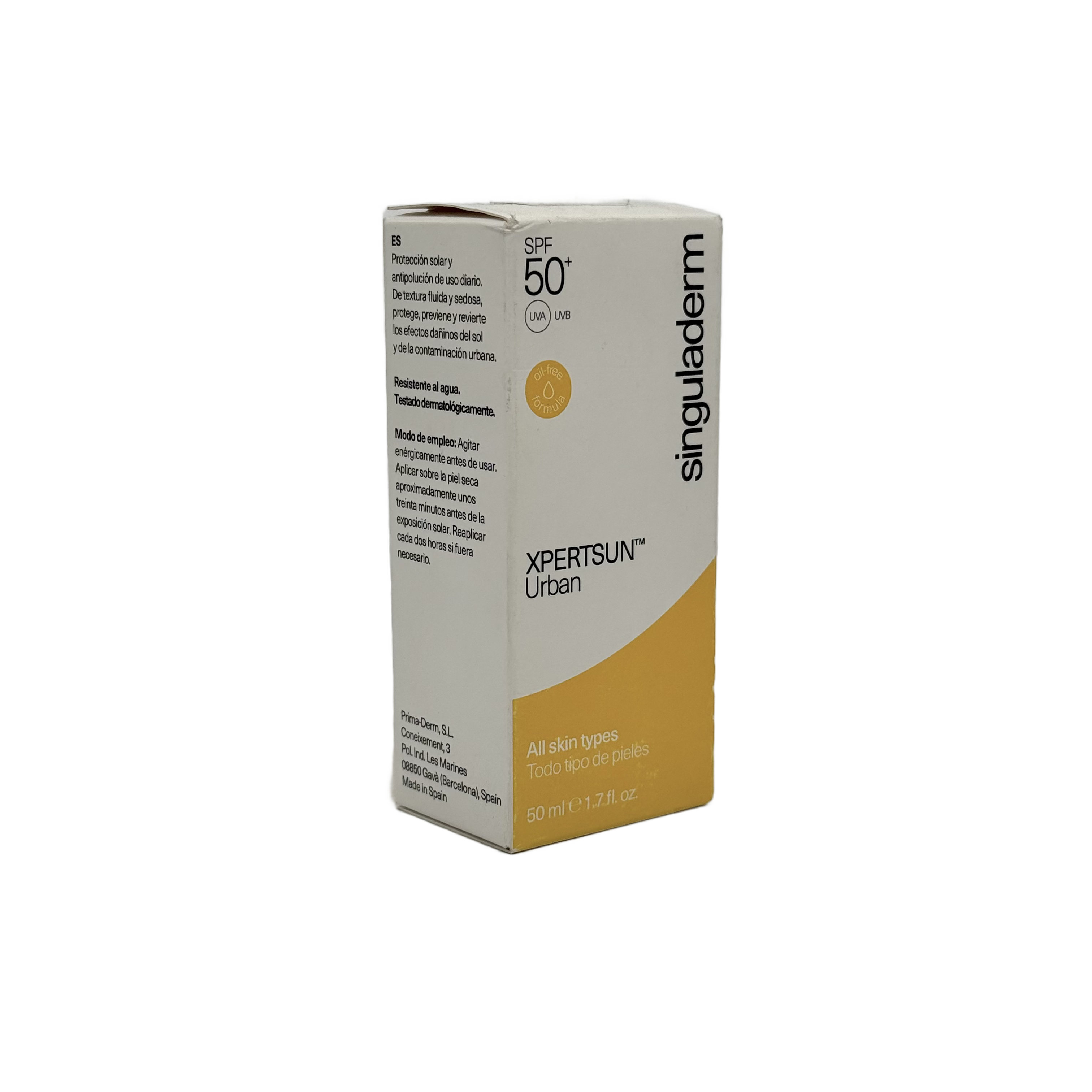 Singuladerm Xpertsun Urban SPF 50+ Sunblock 50ml - واقي شمس Singuladerm Xpertsun Urban SPF 50+ 50 مل