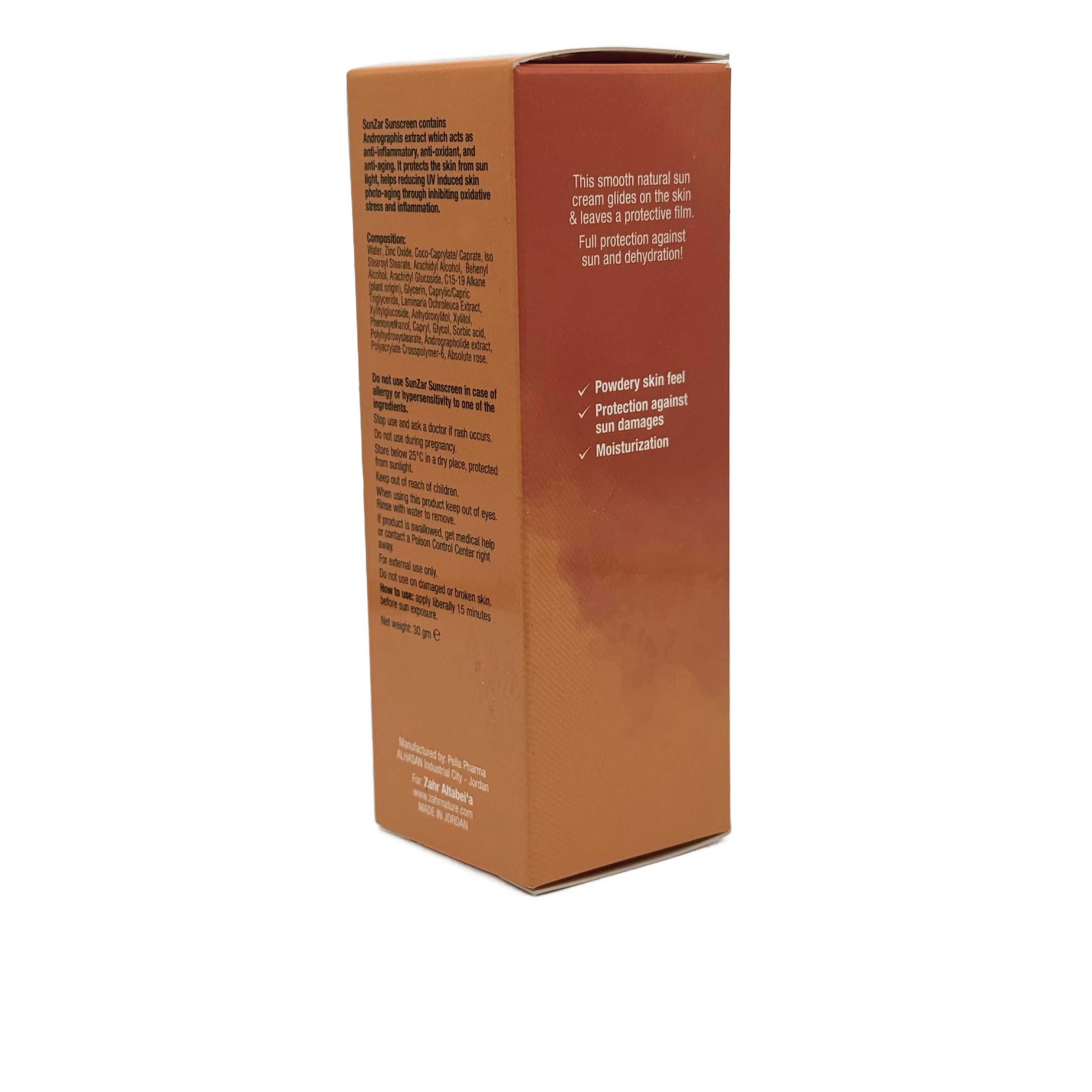 SunZar Sunblock SPF 50+ Cream - واقي شمس SunZar SPF 50+ كريم