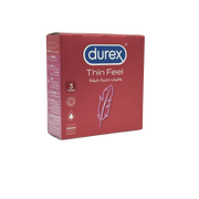 Durex Feel Thin 3 Condom Large - واقي ذكري ديوركس فيل ثين 3 قطع مقاس كبير