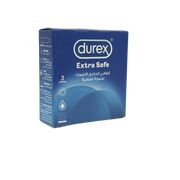 Durex Extra Safe 3 Condom Large - واقي ذكري ديوركس اكسترا سيف 3 قطع مقاس كبير