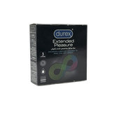 Durex Extended Pleasure 3 Condom Large - واقي ذكري ديوركس اكستندد بليجر 3 قطع مقاس كبير