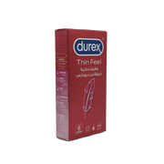 Durex Feel Thin 6 Condom Large - واقي ذكري ديوركس فيل ثين 6 قطع مقاس كبير