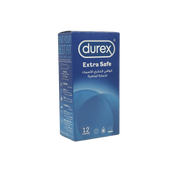 Durex Extra Safe 12 Condom Large - واقي ذكري ديوركس اكسترا سيف 12 قطعة مقاس كبير