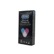 Durex Mutual Pleasure 6 Condom Large - واقي ذكري ديوركس ميوتشوال بليجر 6 قطع مقاس كبير