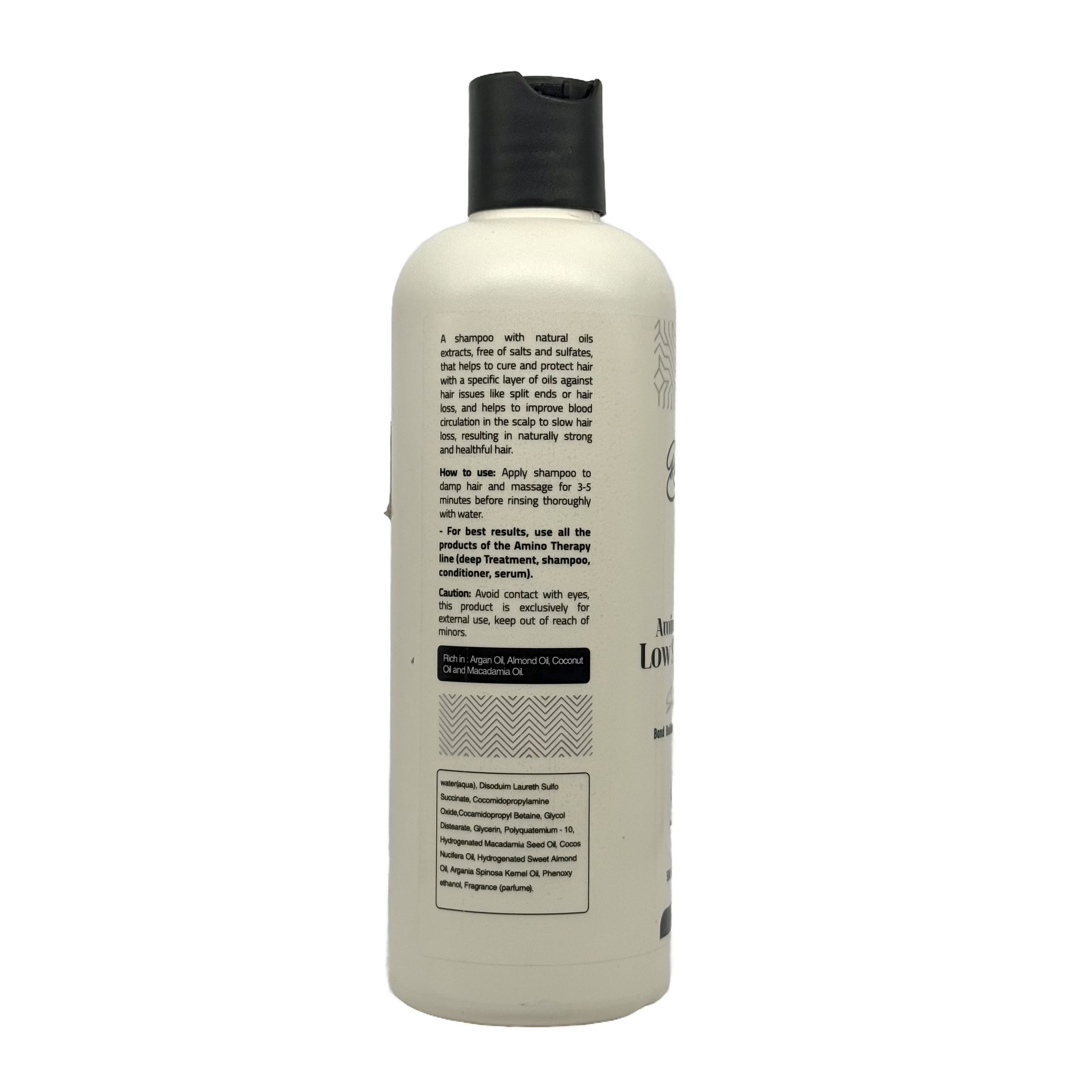 Raghad Organics Aminotherapy Low Shampoo 500ml - شامبو رغد اورجانيكس امينوثيرابي لو 500 مل