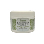 Raghad Organics Avocado Milk & Manuka Honey Mask 500ml - ماسك رغد اورجانيكس الافوكادو والحليب مع عسل المانوكا 500 مل