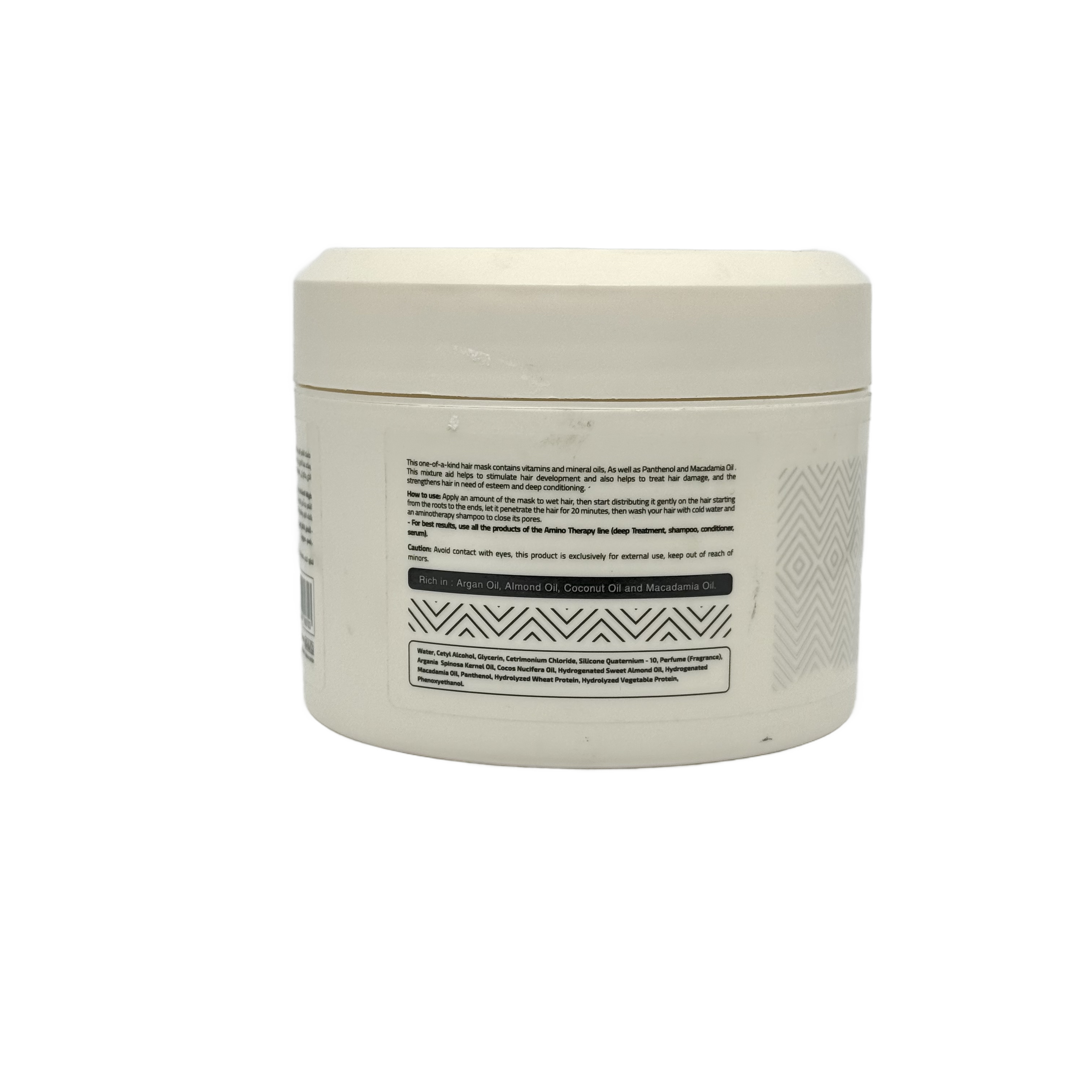 Raghad Organics Amino Therapy Deep Repair Hair Mask 500ml - ماسك رغد اورجانيكس امينو ثيرابي لإصلاح الشعر 500 مل