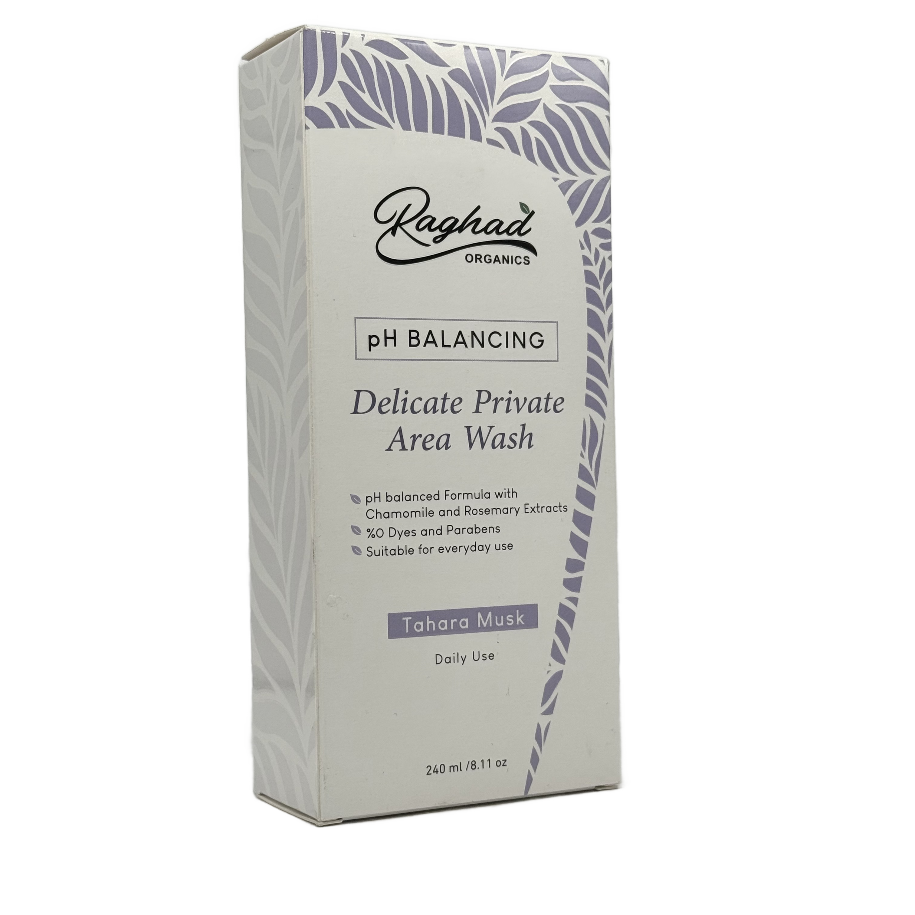 Raghad Organics Delicate Private Area Wash Tahara Musk 240 ml - غسول رغد اورجانيكس للمناطق الحساسة مسك الطهارة 240 مل