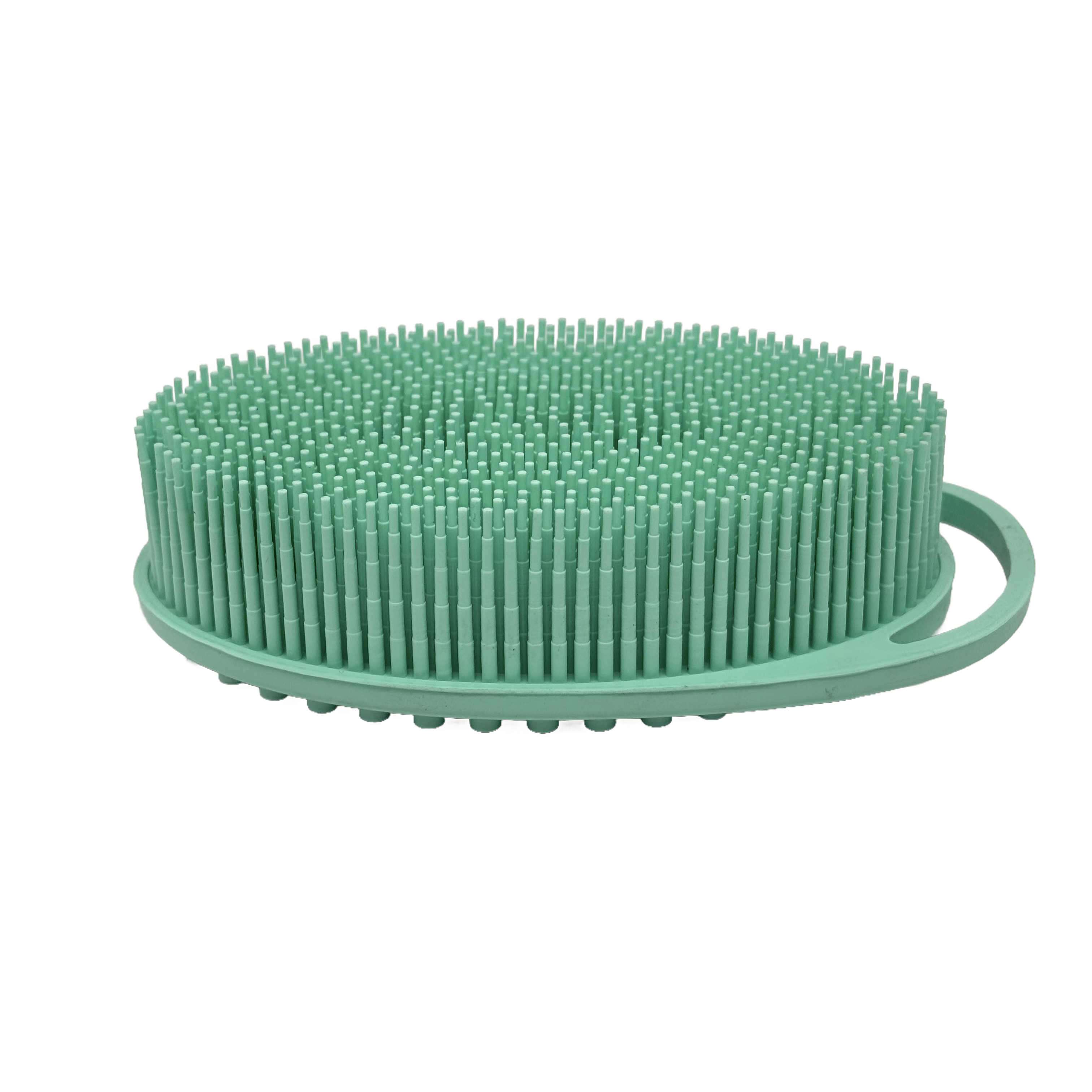 Raghad Organics Loofah Exfoliating Body & Face Scrubber Green - ليفة رغد اورجانيكس سيليكون للجسم والوجه أخضر