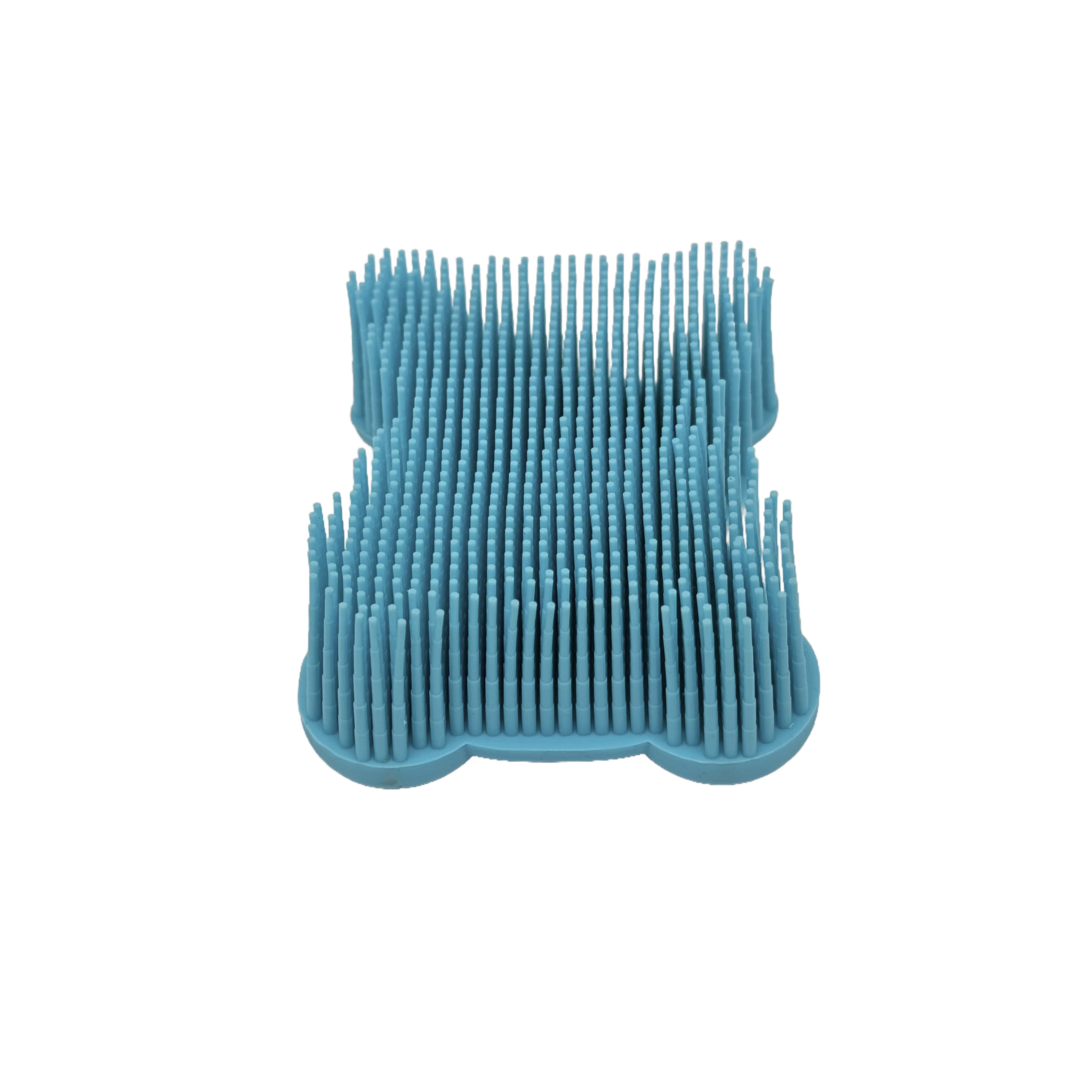 Raghad Organics Loofah Exfoliating Body & Face Scrubber Blue - ليفة رغد اورجانيكس سيليكون للجسم والوجه أزرق