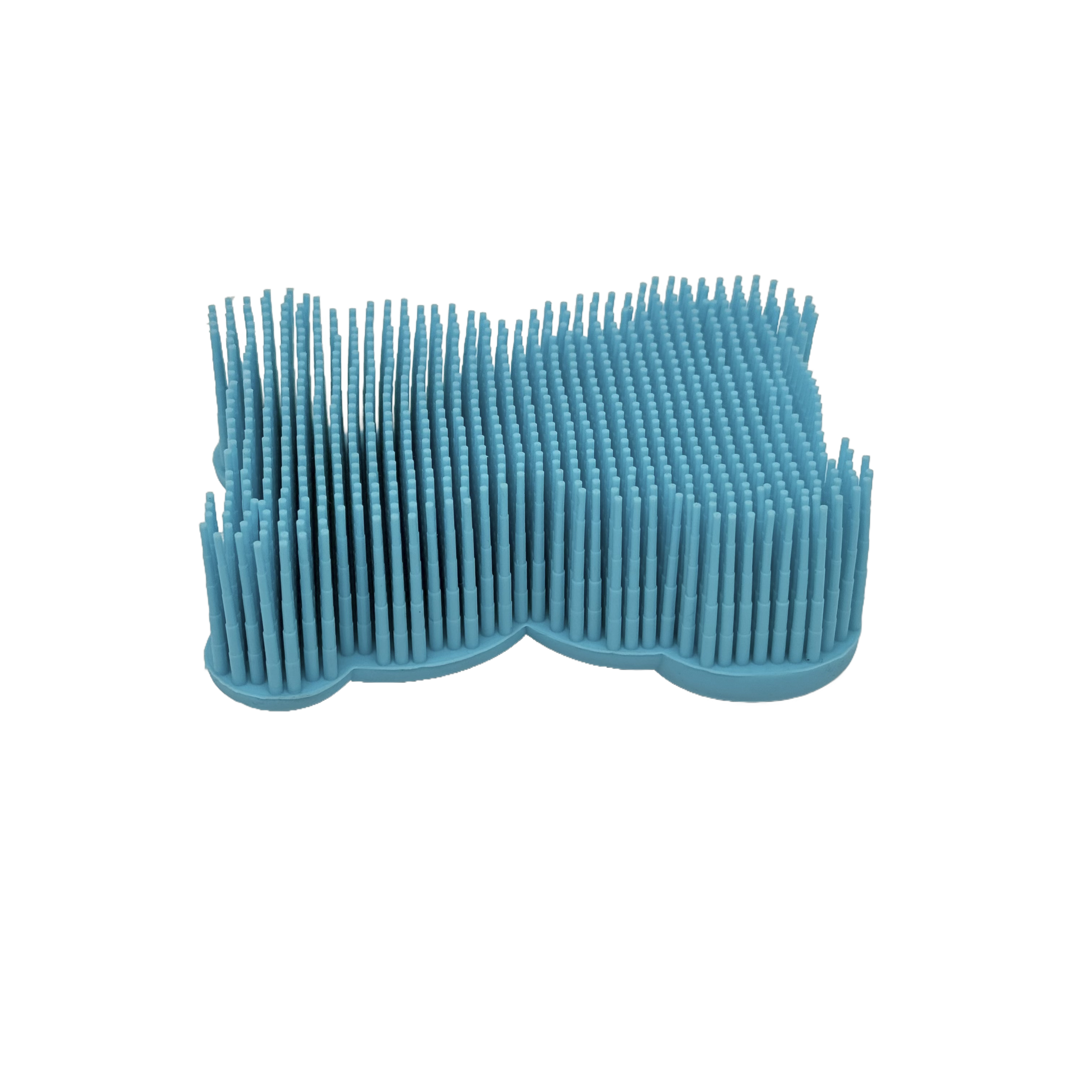Raghad Organics Loofah Exfoliating Body & Face Scrubber Blue - ليفة رغد اورجانيكس سيليكون للجسم والوجه أزرق