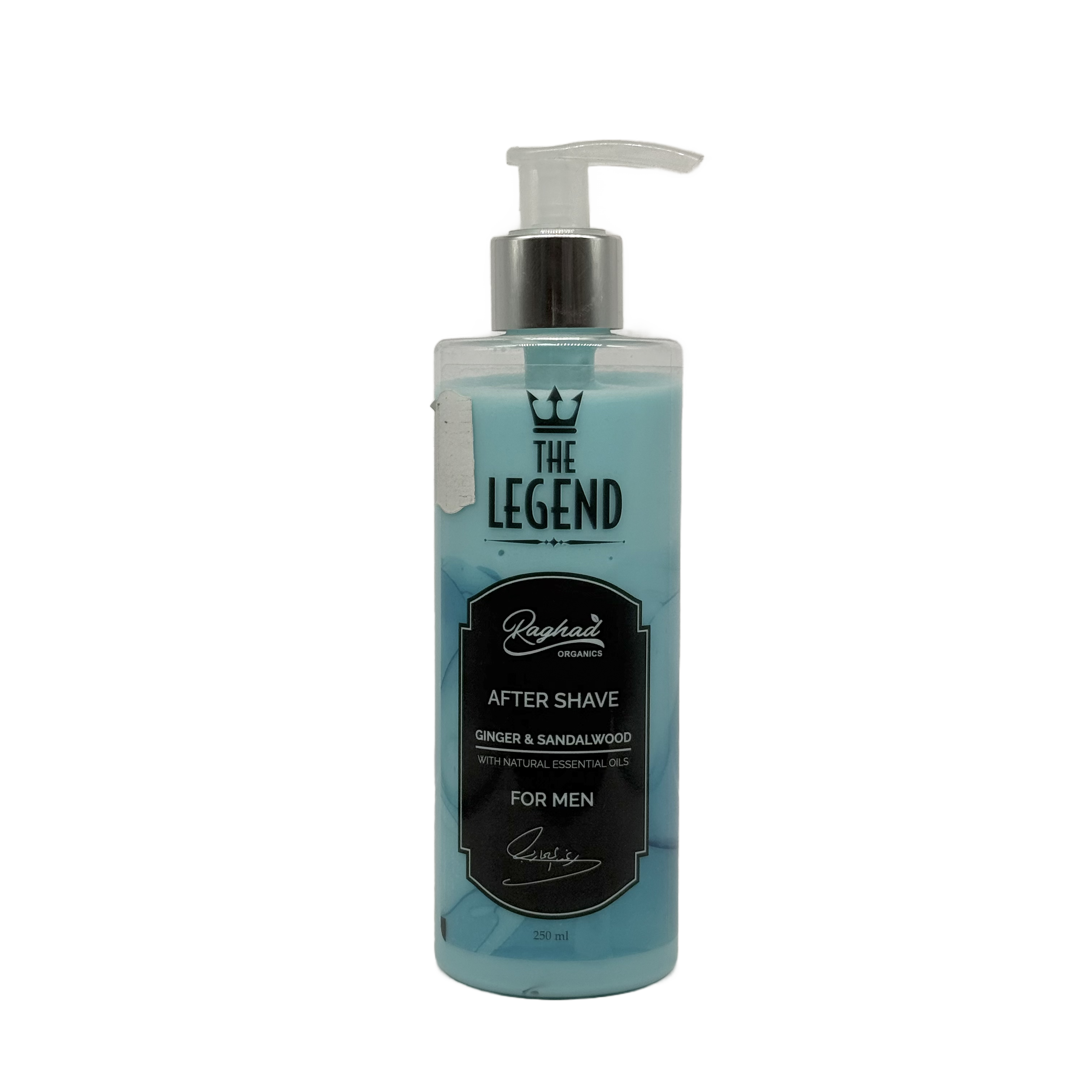 Raghad Organics The Legend After Shave For Men 250ml - كريم رغد اورجانيكس ذا ليجند بعد الحلاقة للرجال 250 مل