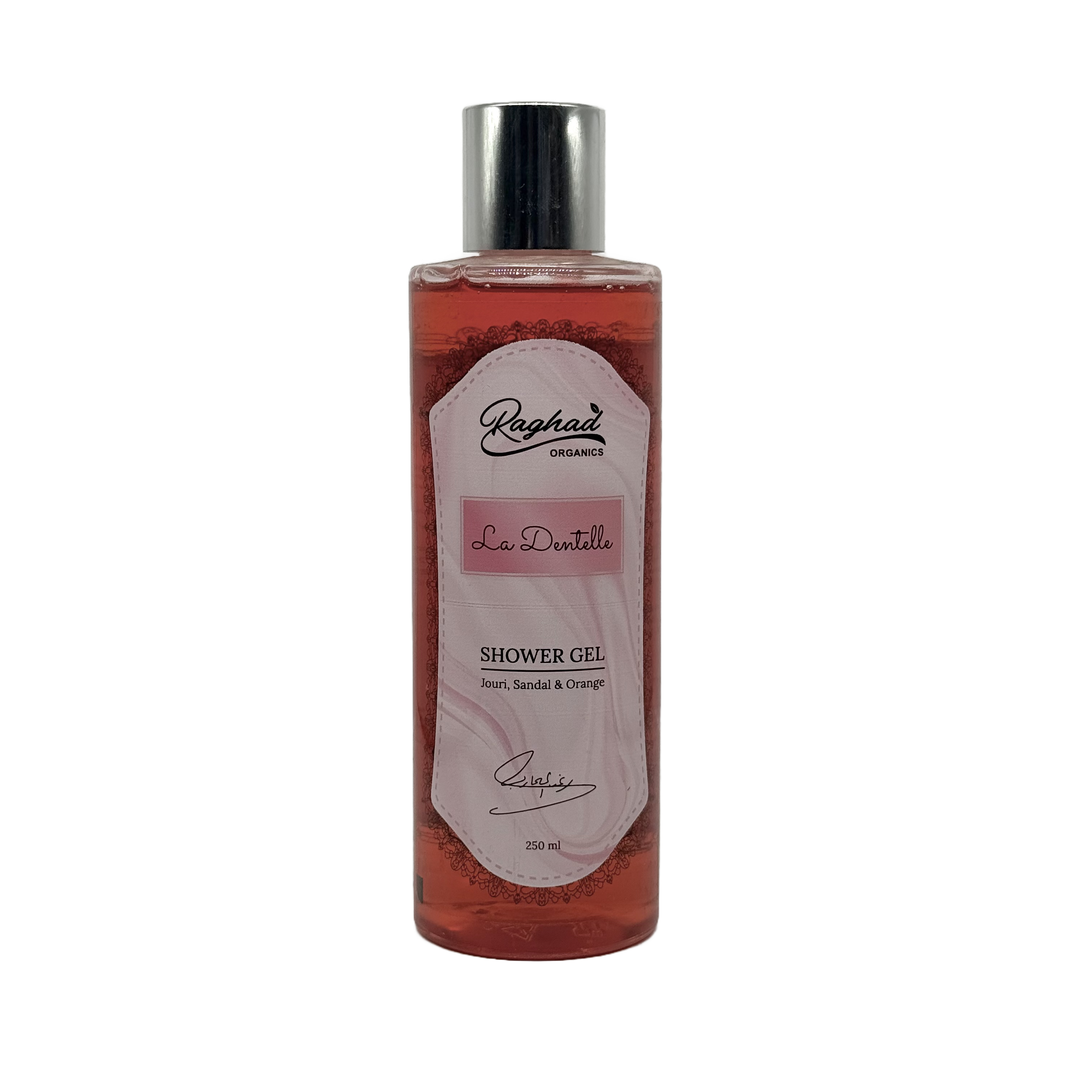 Raghad Organics La Dentelle Shower Gel 250ml - جل استحمام رغد اورجانيكس لا دينتيل 250 مل