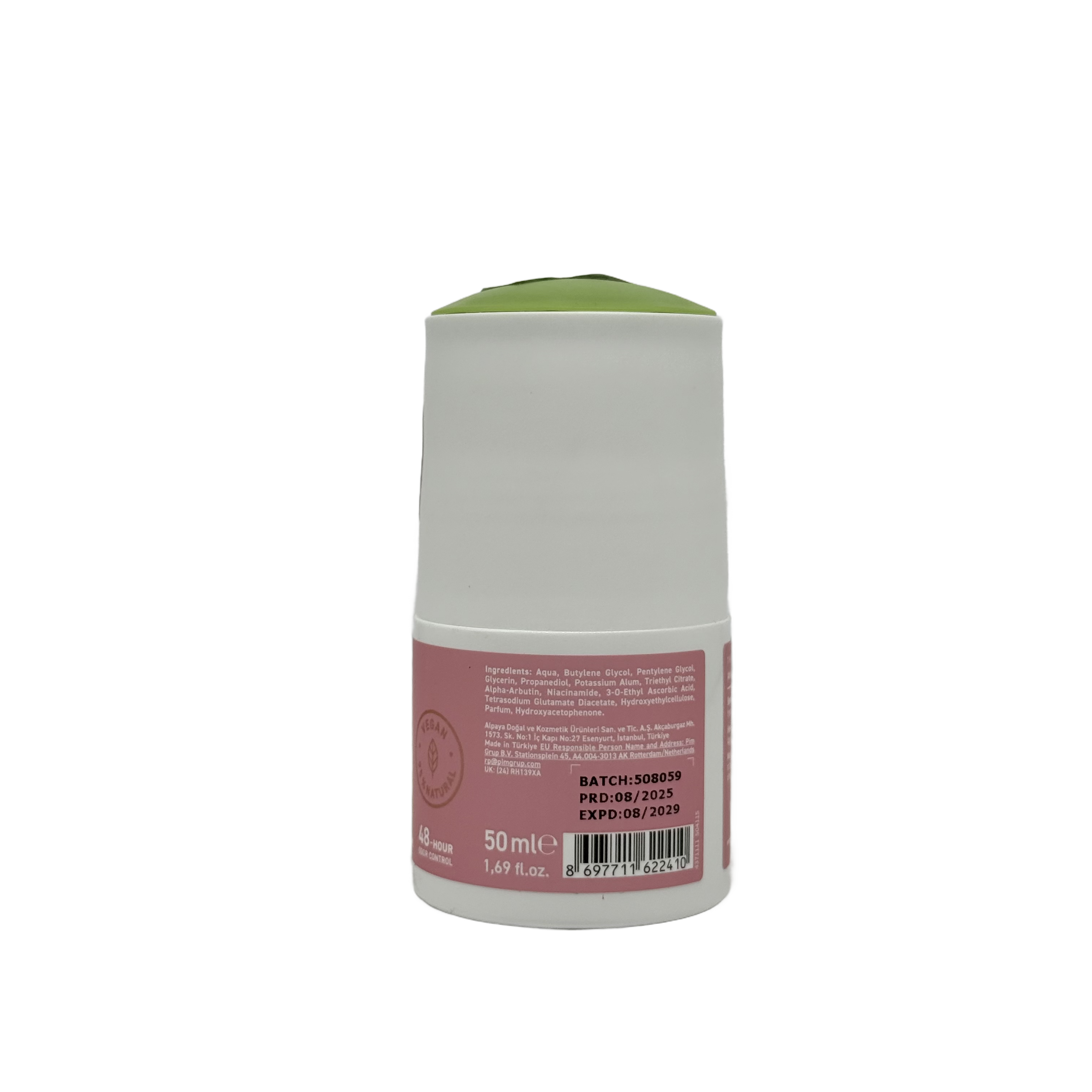 Bio Balance Dry And White Whitening Deo Roll On 48H 50ml - مزيل عرق بيو بالانس دراي اند وايت للتفتيح رول اون 48 ساعة 50 مل
