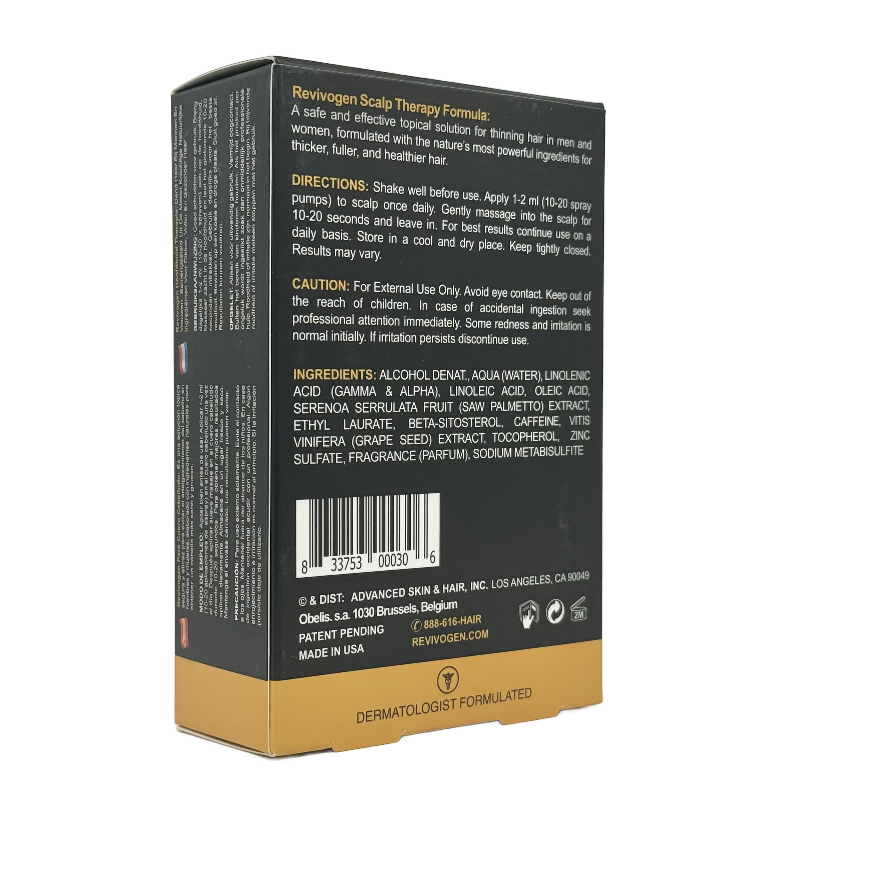 Revivogen MD Scalp Therapy 60 ml - بخاخ ريفيفوجين ام دي لعلاج فروة الرأس 60 مل