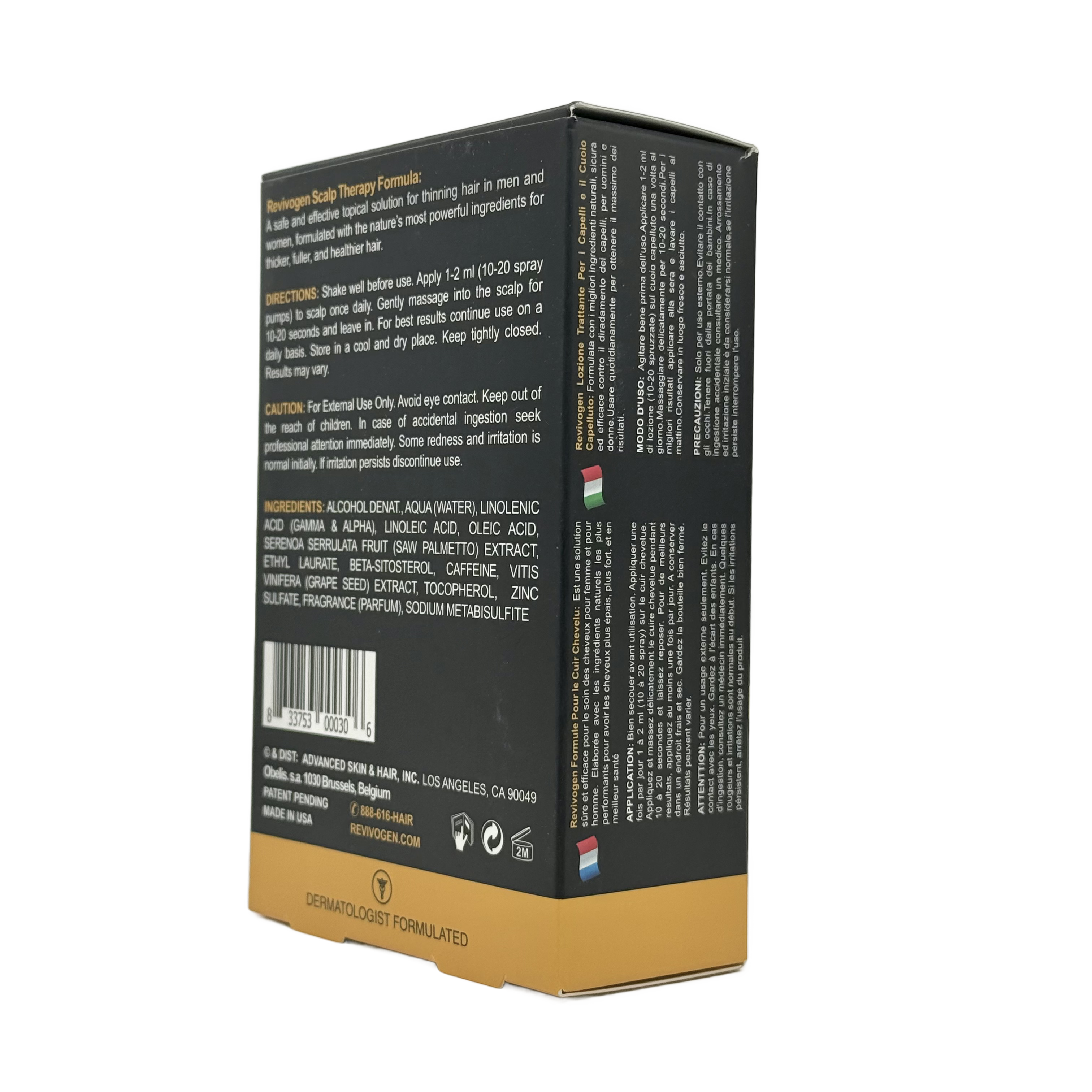 Revivogen MD Scalp Therapy 60 ml - بخاخ ريفيفوجين ام دي لعلاج فروة الرأس 60 مل
