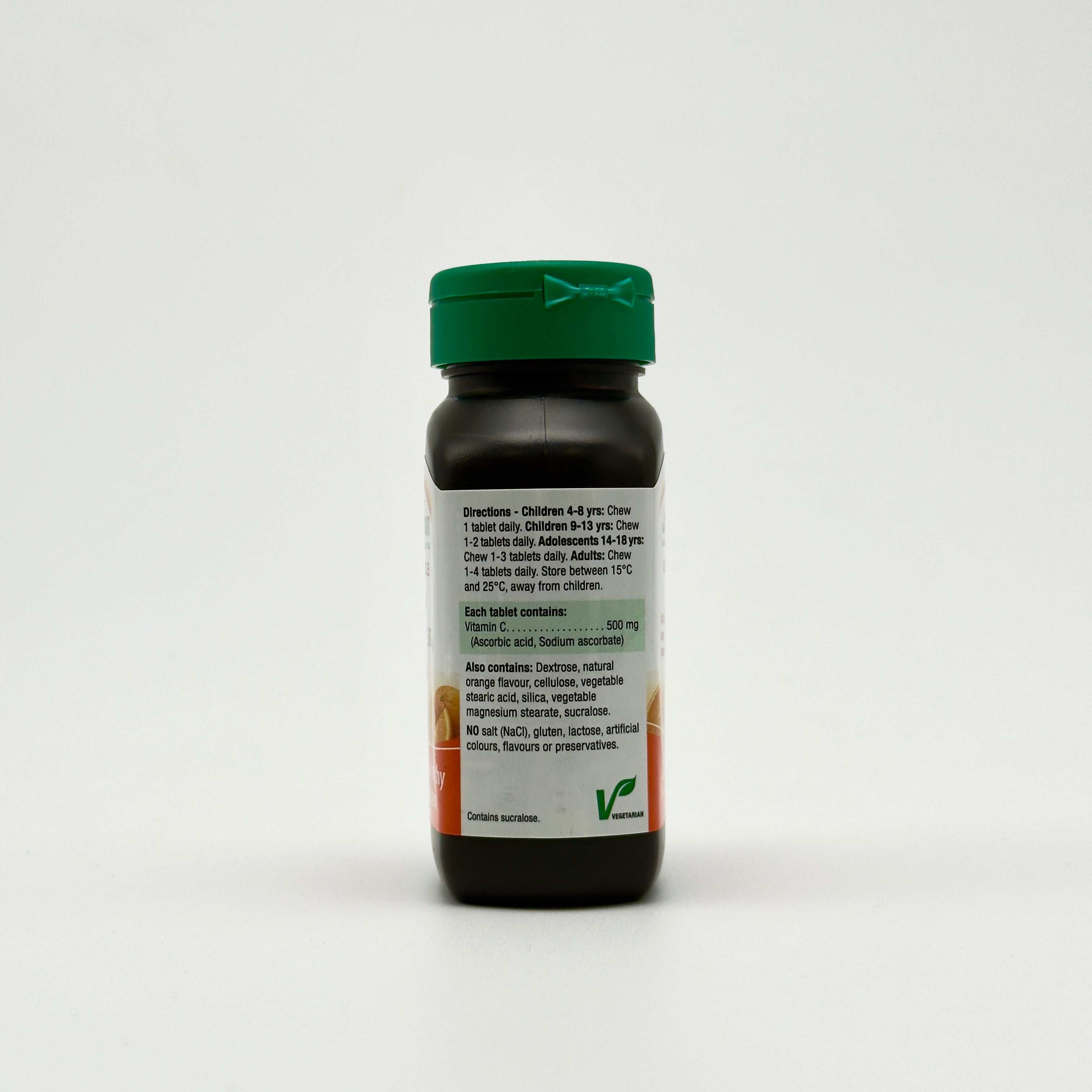 Vitamin C Chewables 500mg 30 Tablets أقراص فيتامين سي القابلة للمضغ 500 ملغ – 30 قرص