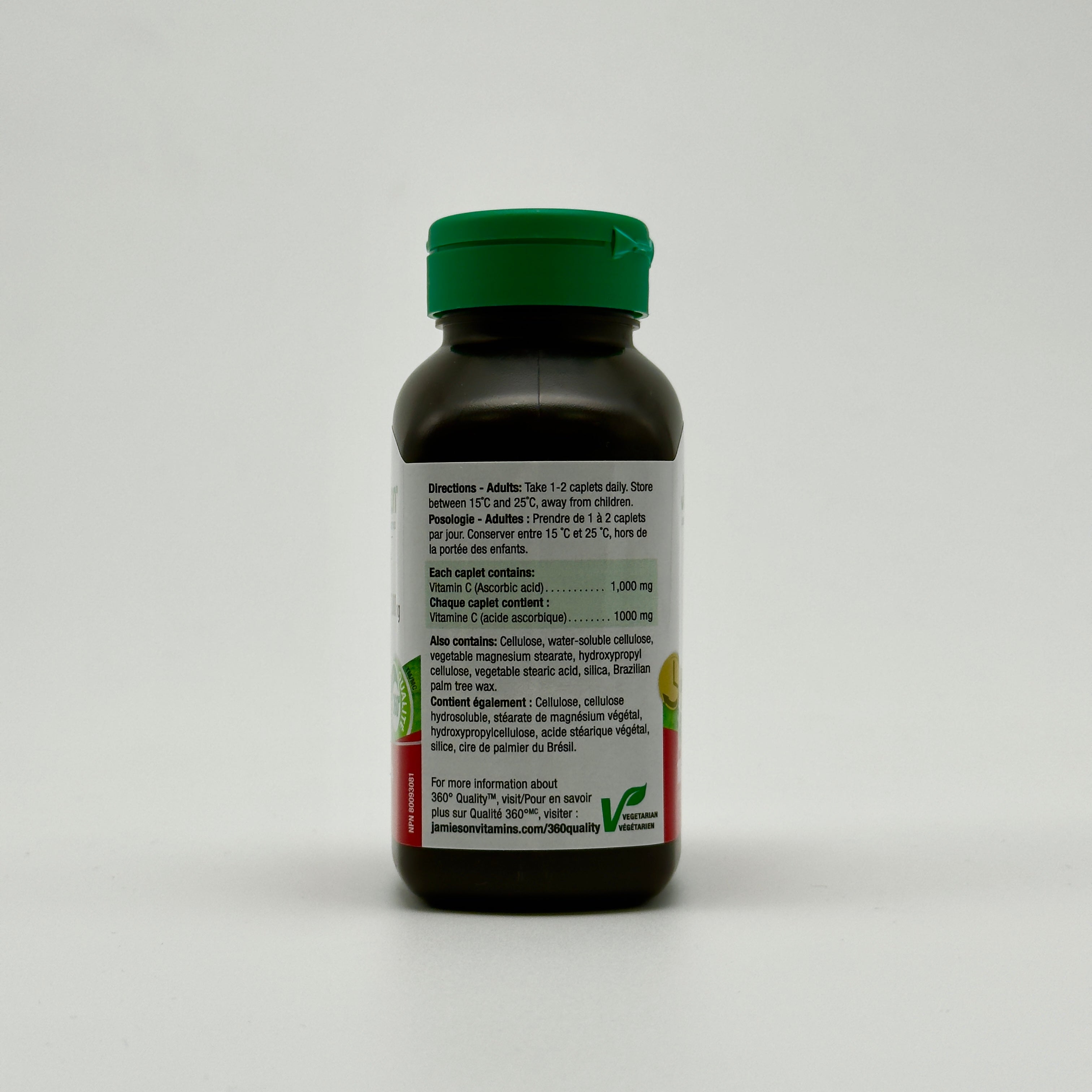 Jamieson Vitamin C 1000mg 100Caplets أقراص فيتامين سي من جاميسون 1000 ملغ – 100 قرص