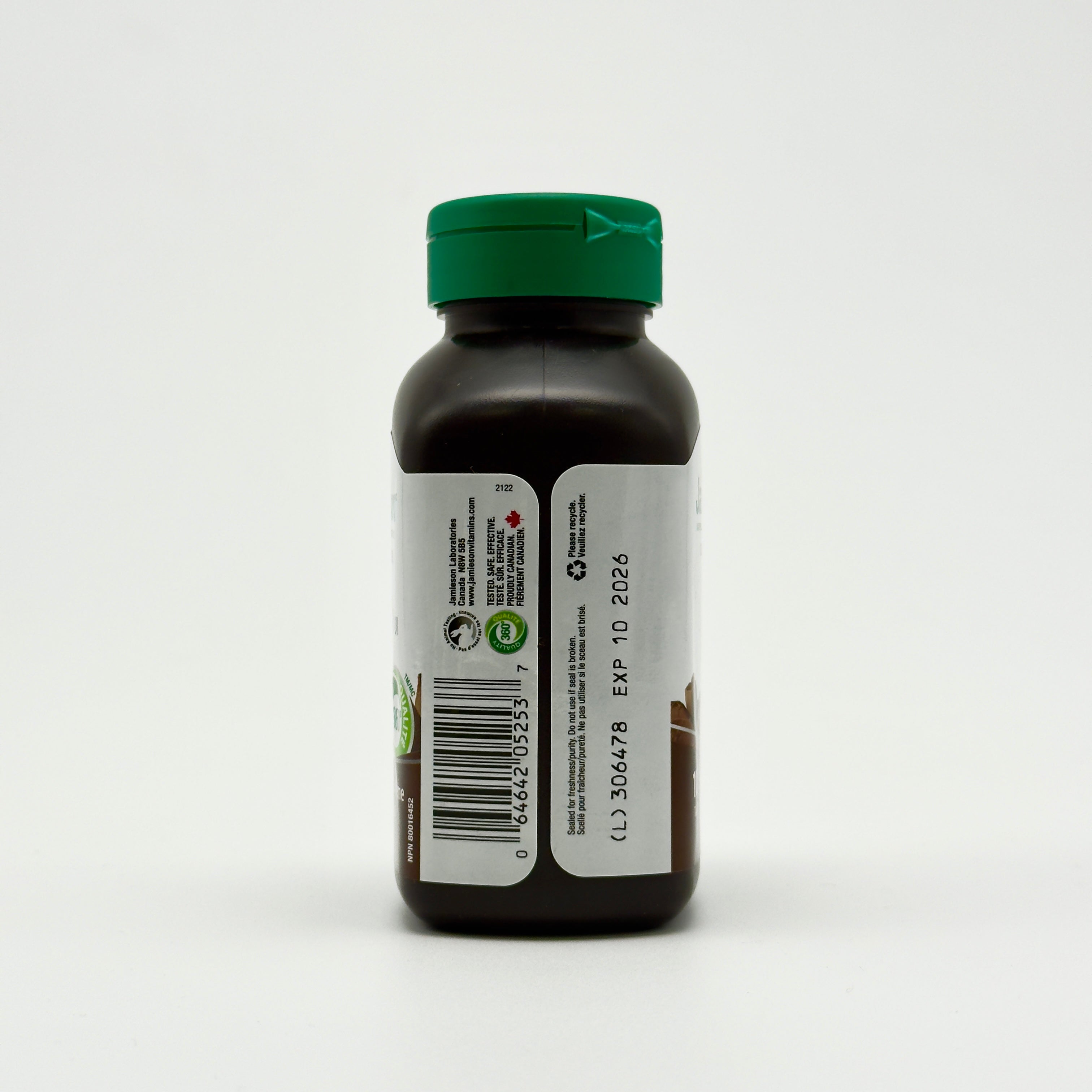 Jamieson Vitamin D3 1,000 IU Chewable – Dark Chocolate Flavour جاميسون فيتامين د3 1000 وحدة دولية قابل للمضغ – نكهة الشوكولاتة الداكنة