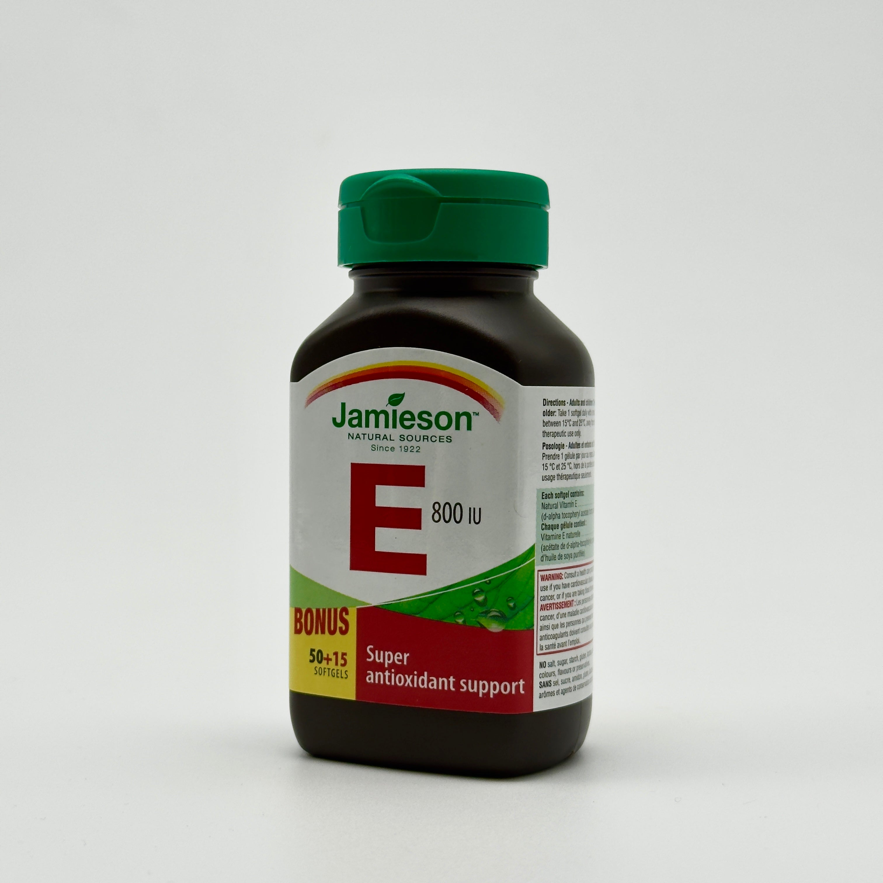 Jamieson Vitamin E 800 IU  - جاميسون فيتامين هـ 800 وحدة دولية