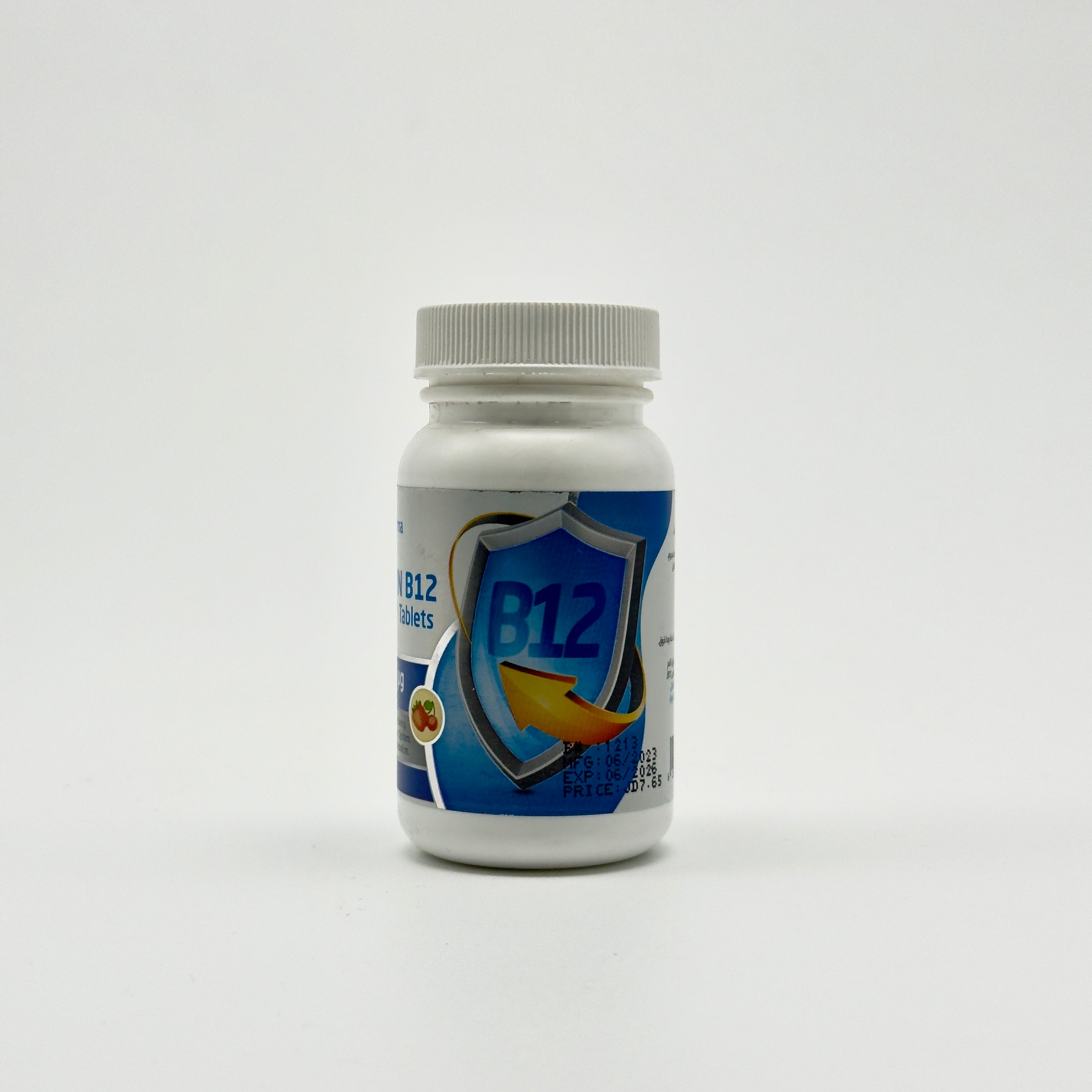 Bt Pharma B12 1000 mcg – 60 Tablets -  بي تي فارما فيتامين ب12 1000 مكغ – 60 قرص