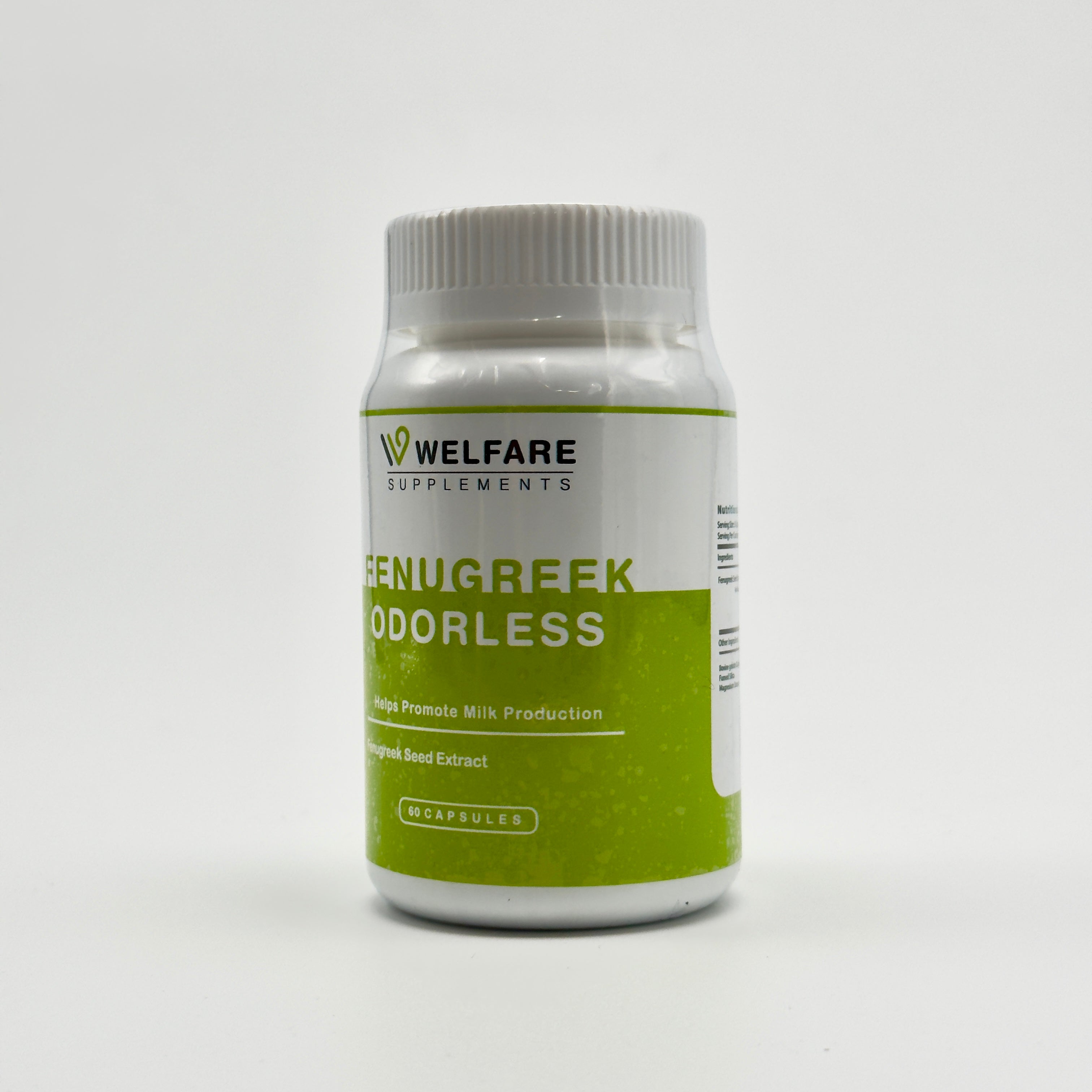 Welfare Fenugreek Odorless – 1800 mg Daily Dose -ويلفير حلبة عديمة الرائحة – جرعة يومية 1800 ملغ