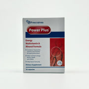 Power Plus Multi Vitamins and Minerals – 30 Capsules  -  باور بلس مالتي فيتامينز ومعادن – 30 كبسولة