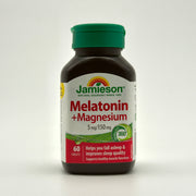 Jamieson Melatonin 5 mg with Magnesium 150 mg  - جاميسون ميلاتونين 5 ملغ مع مغنيسيوم 150 ملغ