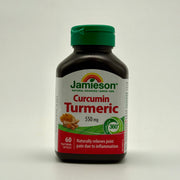 Jamieson Curcumin Turmeric 550 mg  60 caps - جاميسون كركمين كركم 550 ملغ ٦٠ كبسولة