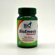 BioEnergyTech Bio Emesis Advanced | Ginger Extract & Vitamin B6 | Morning Sickness Relief – 30 Capsules بايو إنيرجي تك إيميسيس أدفانسد | زنجبيل + فيتامين B6 | تخفيف غثيان الحمل – 30 كبسولة