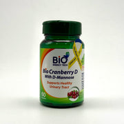 BioEnergyTech Bio Cranberry D | Cranberry & D-Mannose | Urinary Tract Health Support – 60 Capsules بايو إنيرجي تك بايو كرانبري دي | توت بري + دي مانووز | دعم المسالك البولية – 60 كبسولة