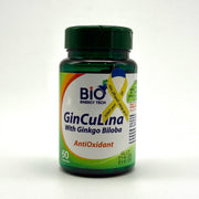 BioEnergyTech GinCuLina | Ginkgo Biloba, NanoCurcumin & Spirulina | Brain & Circulation Support – 60 Capsules بايو إنيرجي تك جينكولينا | جنكو بيلوبا، نانو كركمين، سبيرولينا | دعم الدماغ والدورة الدموية – 60 كبسولة