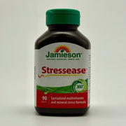 Jamieson Stressease | B-Complex + Vitamin C & Minerals | Natural Stress & Energy Support – 90 Caplets جاميسون ستريس إيــز | مجموعة فيتامينات ب + فيتامين سي ومعادن | دعم طبيعي للتوتر والطاقة – 90 كبسولة