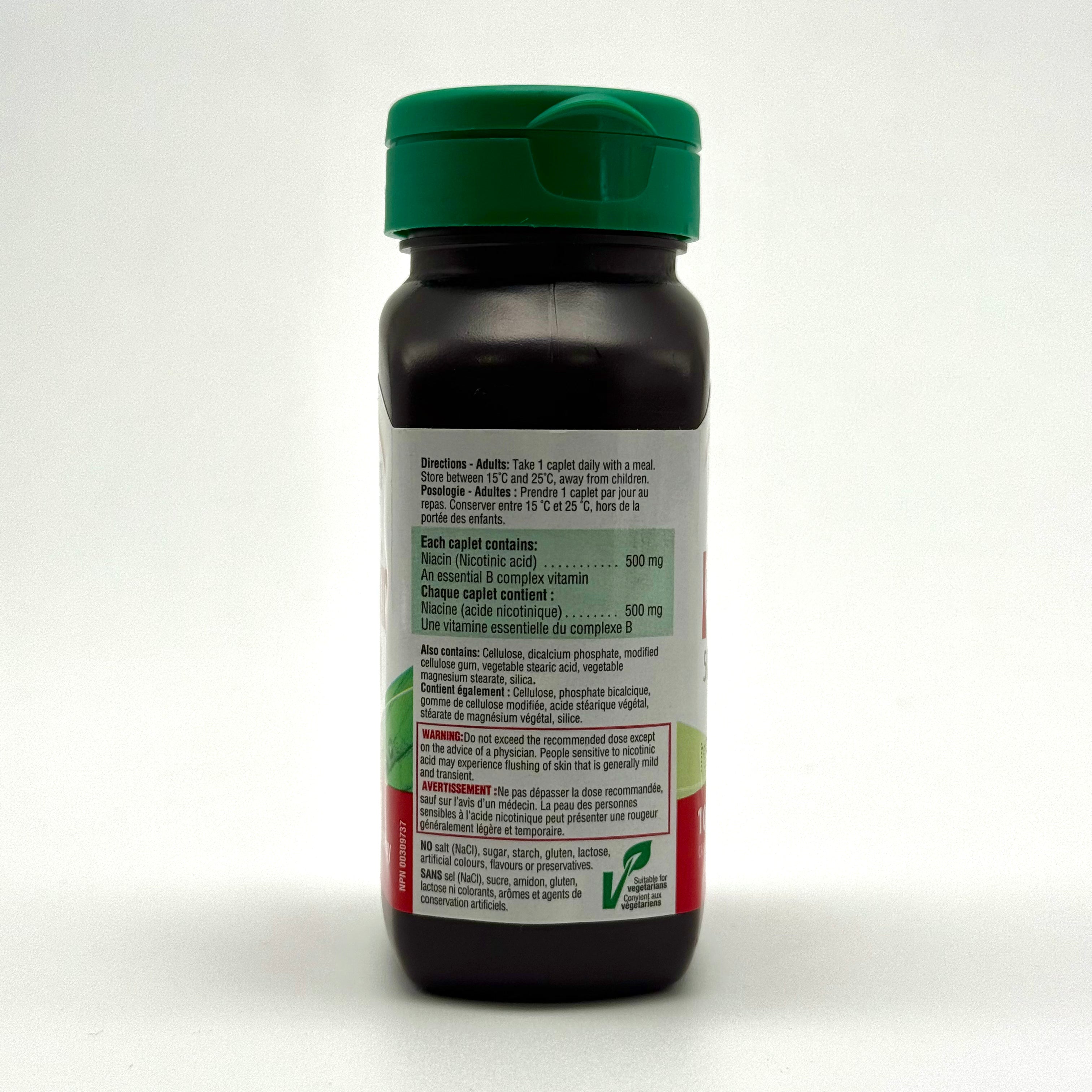 Jamieson Niacin 500 mg | Vitamin B3 for Metabolism & Circulation | 100 Caplets جاميسون نياسين 500 ملغ | فيتامين B3 لدعم الأيض والدورة الدموية | 100 كبسولة