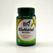 Bio Natal | Pregnancy Multivitamin with Omega 3 & Gentle Iron | 30 Softgels بايو ناتال | مالتي فيتامين للحمل مع أوميغا 3 وحديد لطيف – 30 سوفتجيل