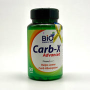 Carb-X Advanced | Natural Carb Blocker with White Kidney Bean Extract | Weight & Blood Sugar Support | 500 mg | 90 Capsules كارب–إكس أدفانسد | مانع امتصاص الكربوهيدرات بخلاصة الفاصولياء البيضاء | دعم الوزن والسكري – 500 ملغ – 90 كبسولة