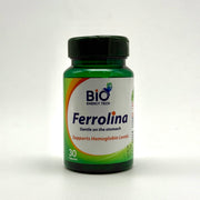 Ferrolina Iron with Spirulina | 27 mg Ferrous Bisglycinate + 340 mg Spirulina | Gentle on Stomach | 30 Capsules فيرولينا آيرون مع سبيرولينا | 27 ملغ حديد مخلّب + 340 ملغ سبيرولينا | لطيف على المعدة – 30 كبسولة