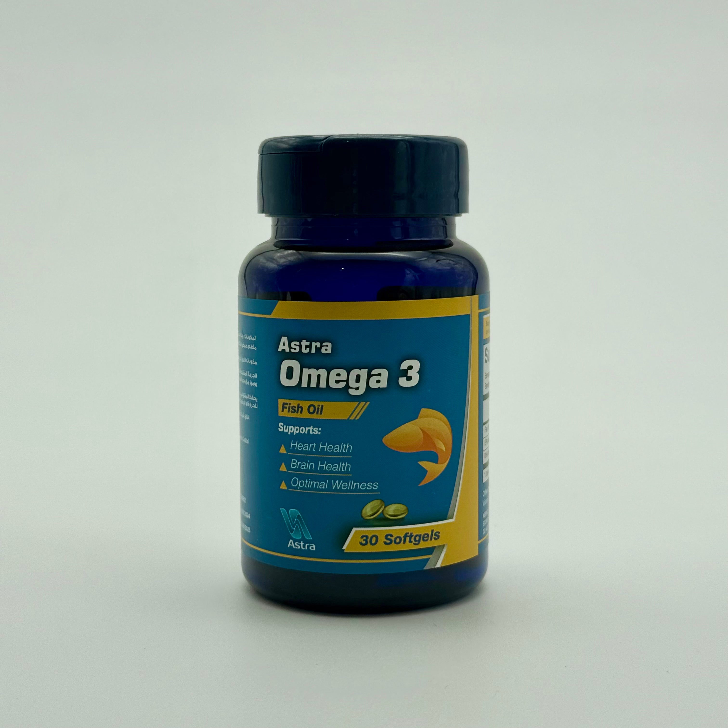 ASTRA Omega-3 | Heart, Brain & Immunity Support – 30 Softgels أسترا أوميغا-3 | دعم القلب والدماغ والمناعة – 30 سوفتجل