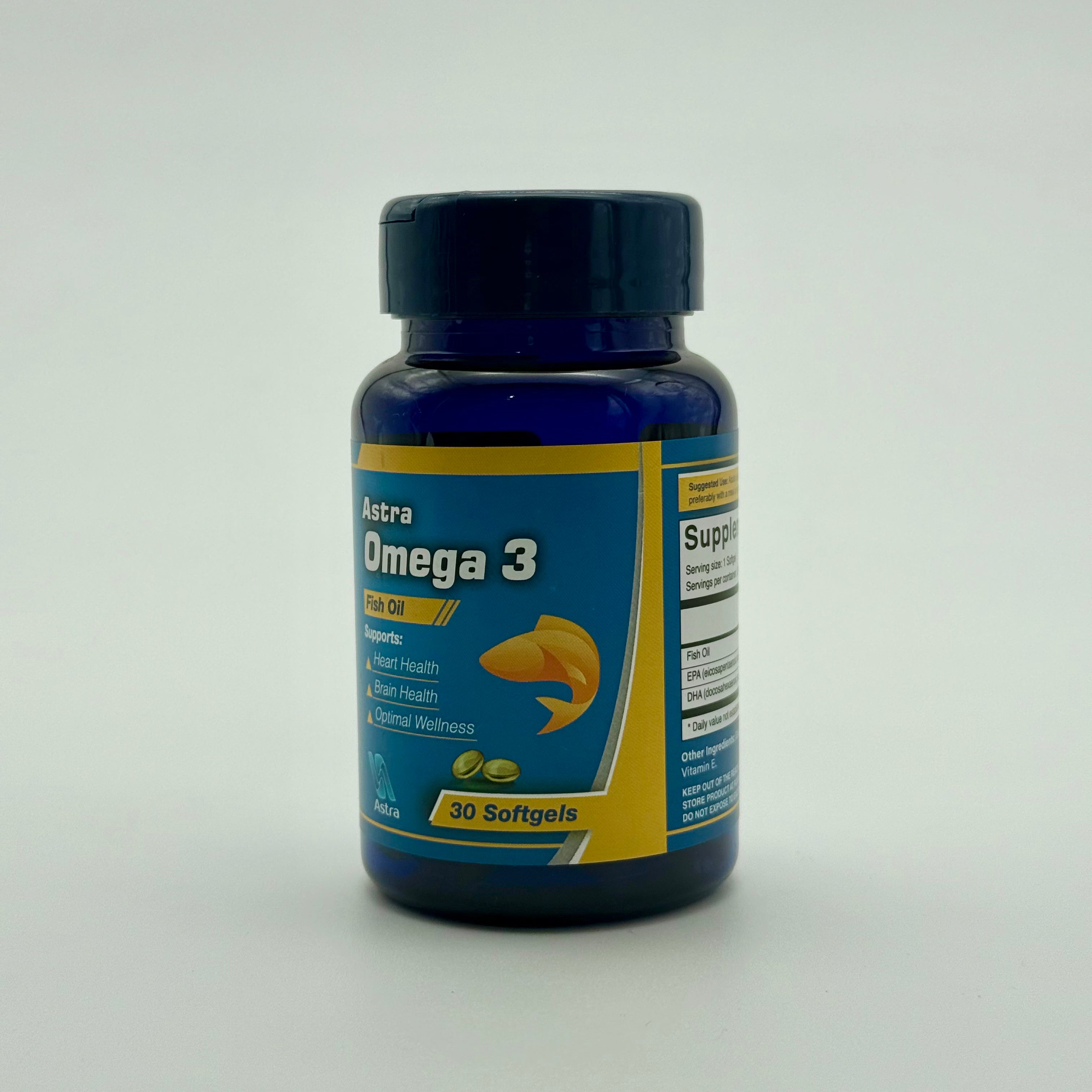 ASTRA Omega-3 | Heart, Brain & Immunity Support – 30 Softgels أسترا أوميغا-3 | دعم القلب والدماغ والمناعة – 30 سوفتجل